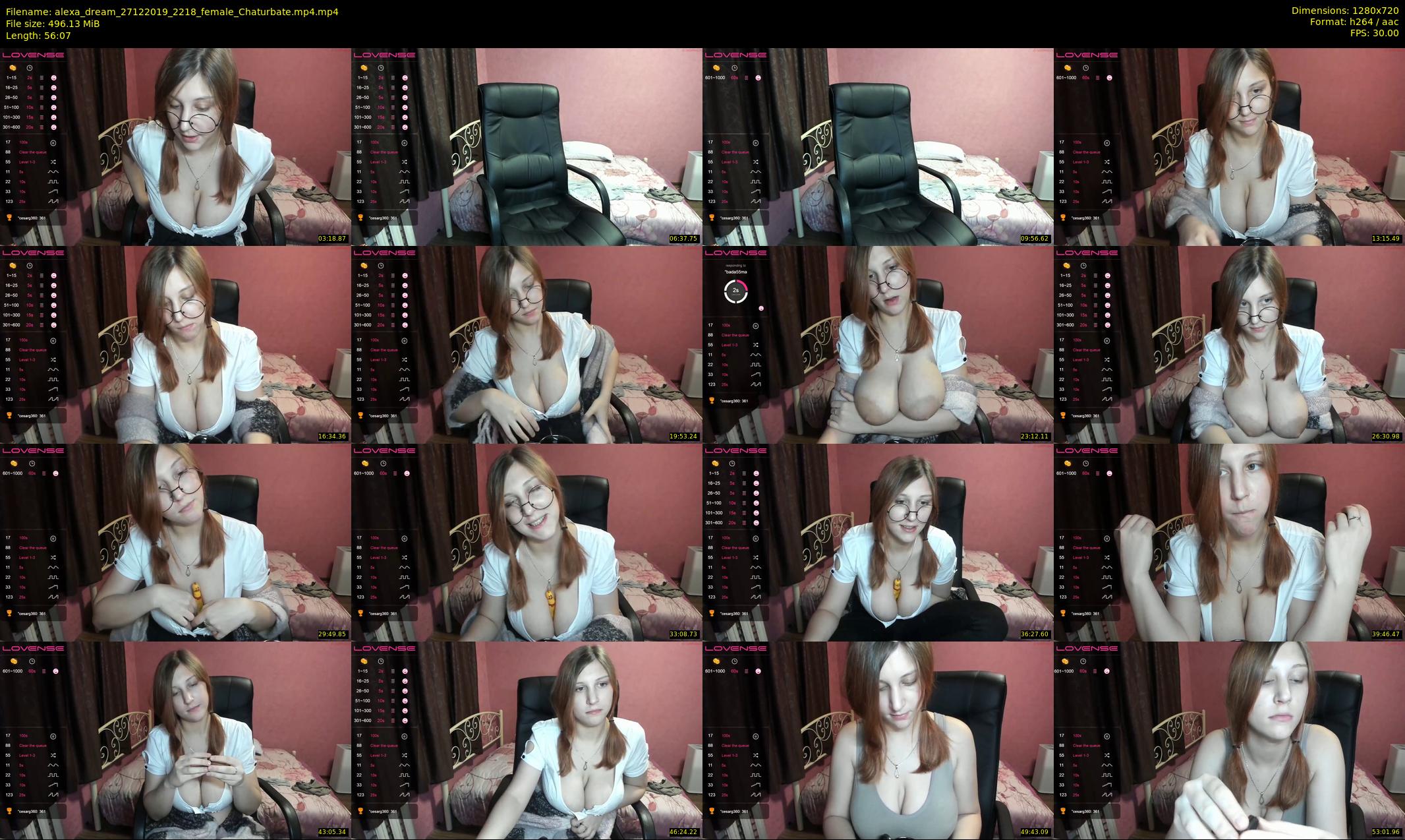 alexa_dream — 57 minute Chaturbate female cam show recording, 720p, Dec 27, 2019