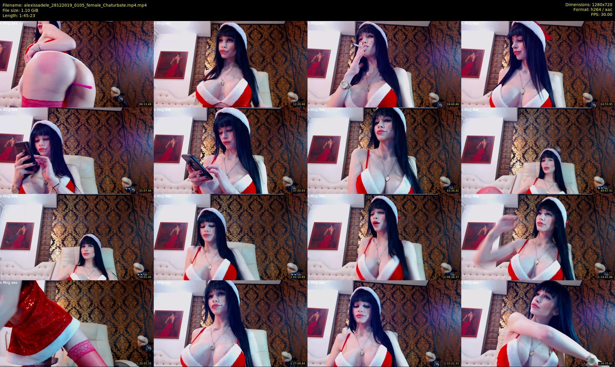 alexissadele — 106 minute Chaturbate female cam show recording, 720p, Dec 28, 2019