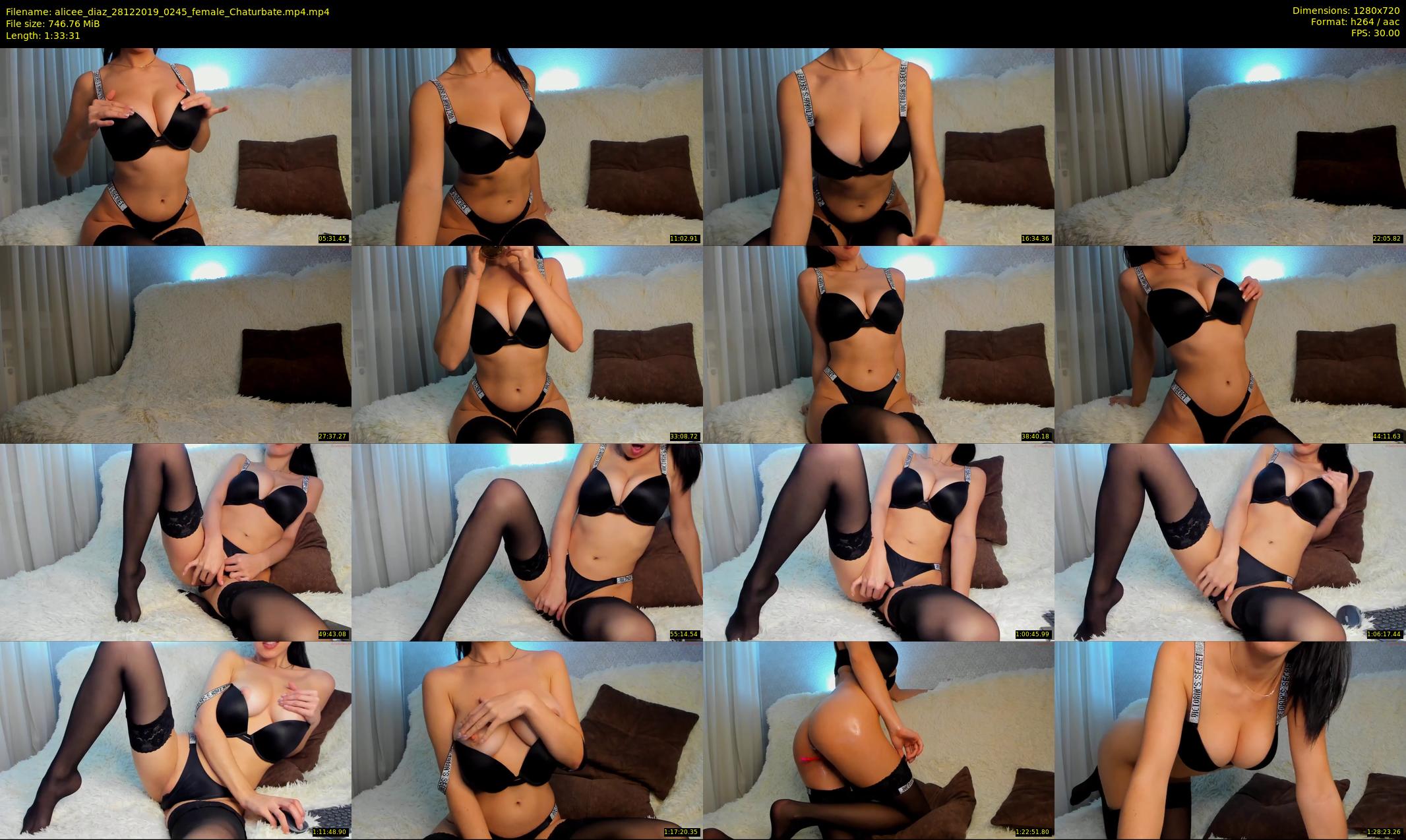 alicee_diaz — 94 minute Chaturbate female cam show recording, 720p, Dec 28, 2019
