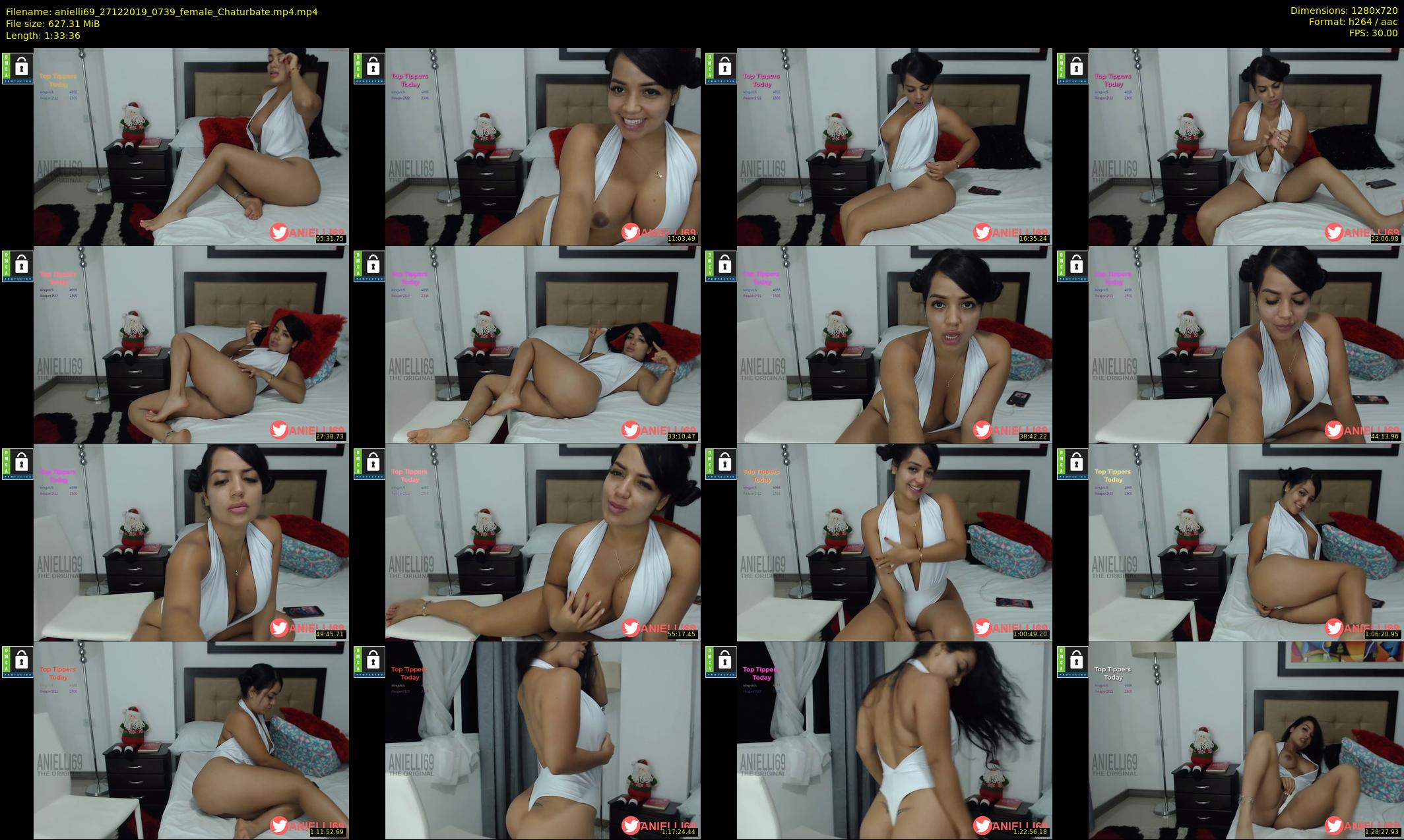 anielli69 — 94 minute Chaturbate female cam show recording, 720p, Dec 27, 2019