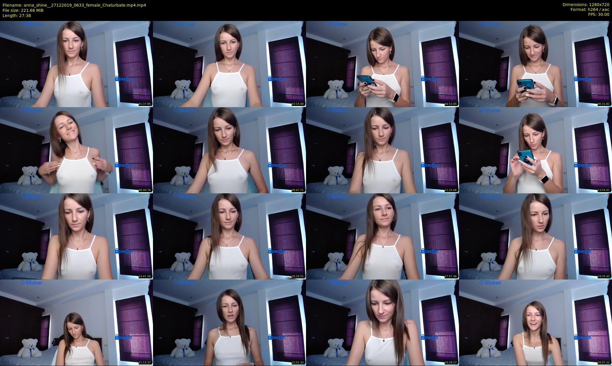 anna_shine_ — 28 minute Chaturbate female cam show recording, 720p, Dec 27, 2019