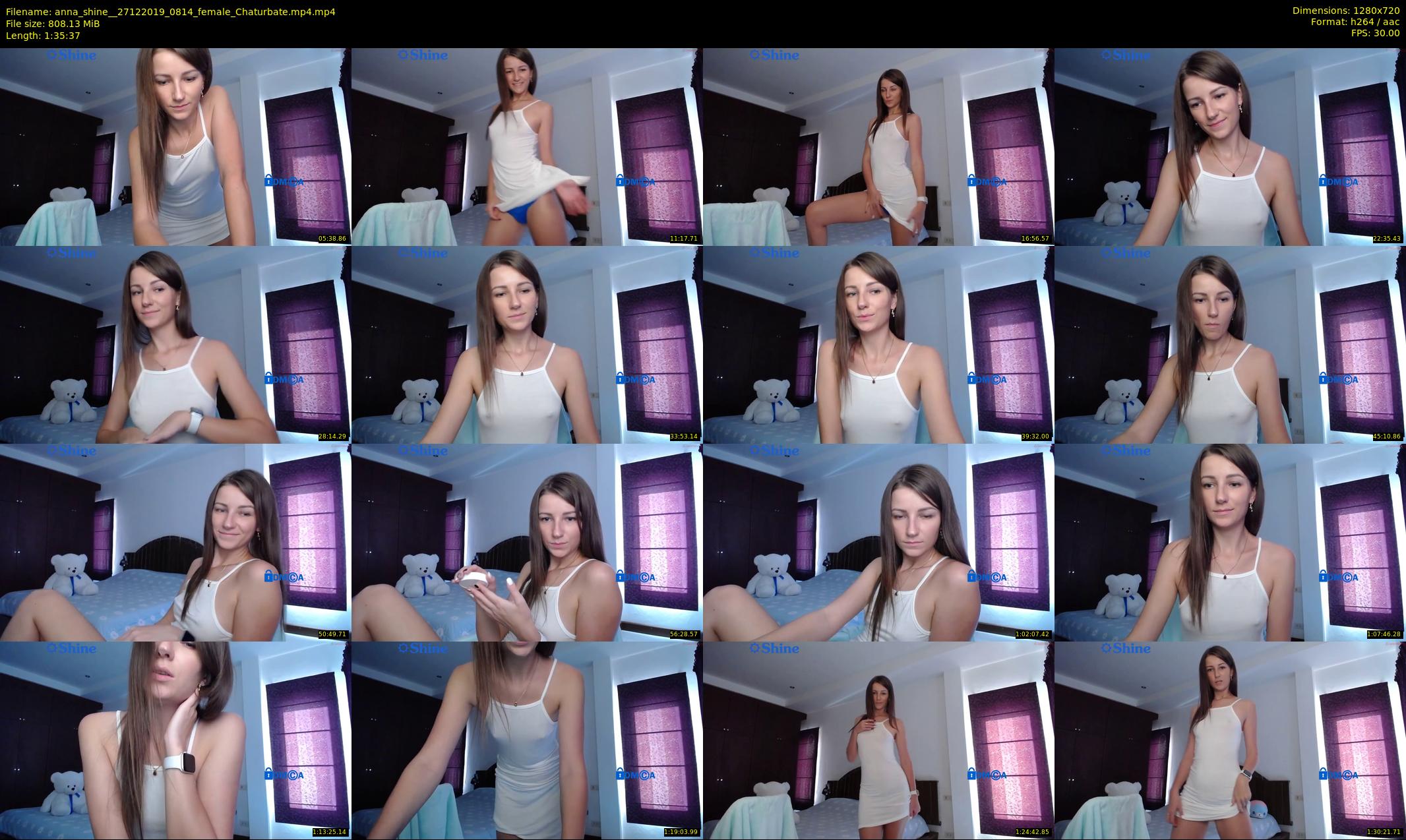 anna_shine_ — 96 minute Chaturbate female cam show recording, 720p, Dec 27, 2019