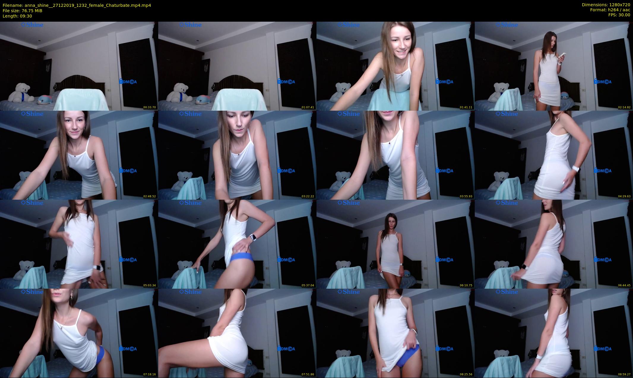 anna_shine_ — 10 minute Chaturbate female cam show recording, 720p, Dec 27, 2019