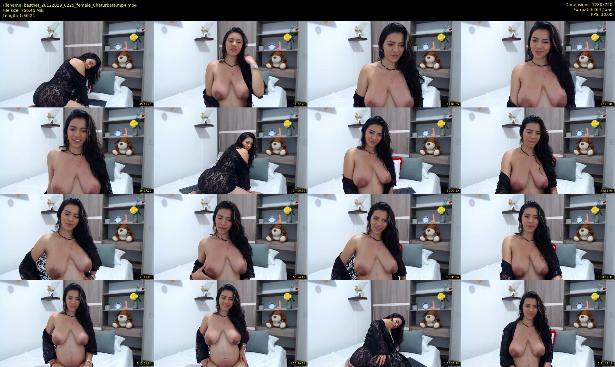 basthet — 97 minute Chaturbate female cam show recording, 720p, Dec 28, 2019