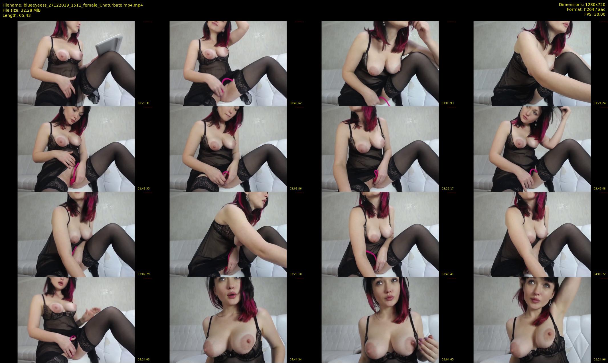 blueeyeess — 6 minute Chaturbate female cam show recording, 720p, Dec 27, 2019