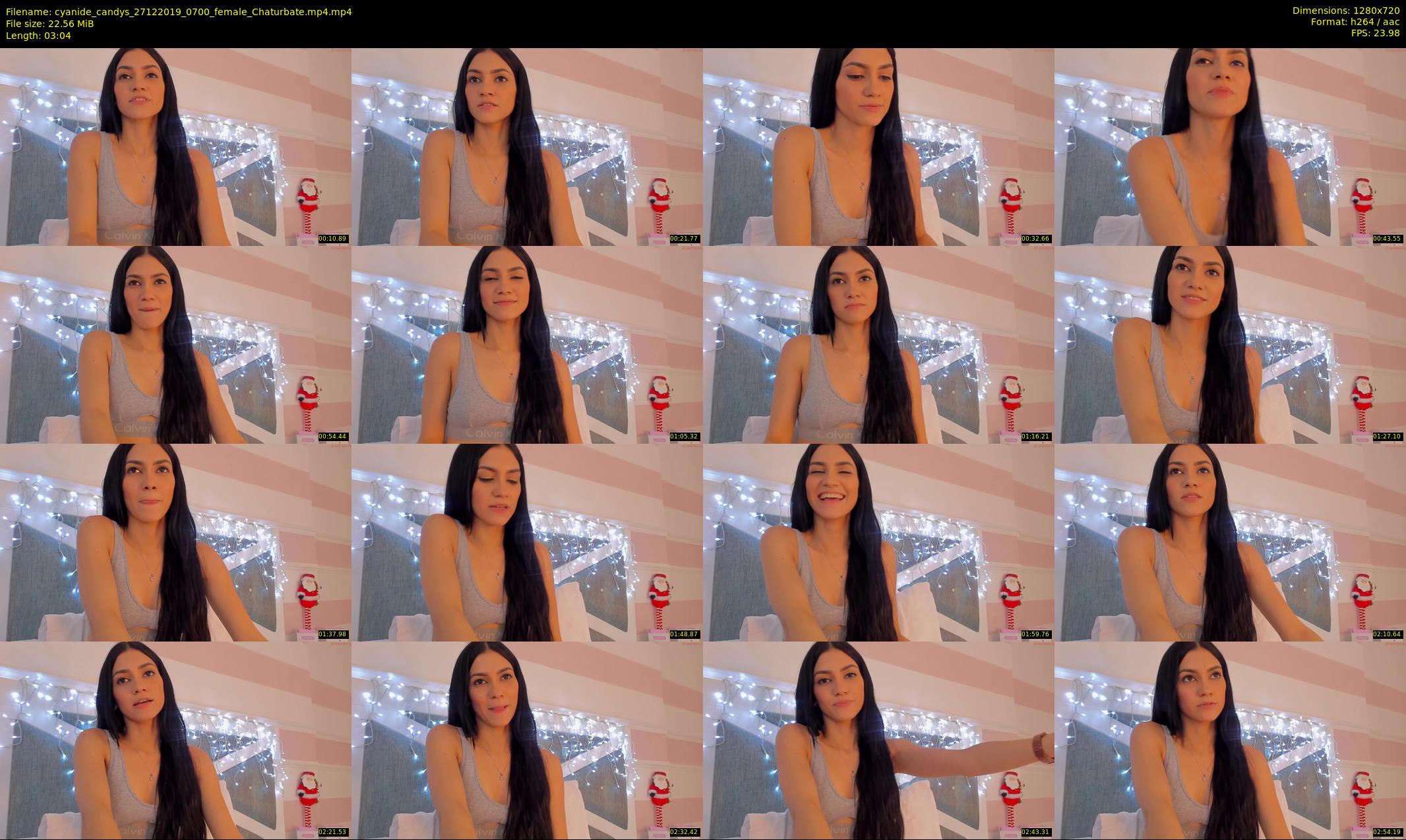 cyanide_candys — 4 minute Chaturbate female cam show recording, 720p, Dec 27, 2019