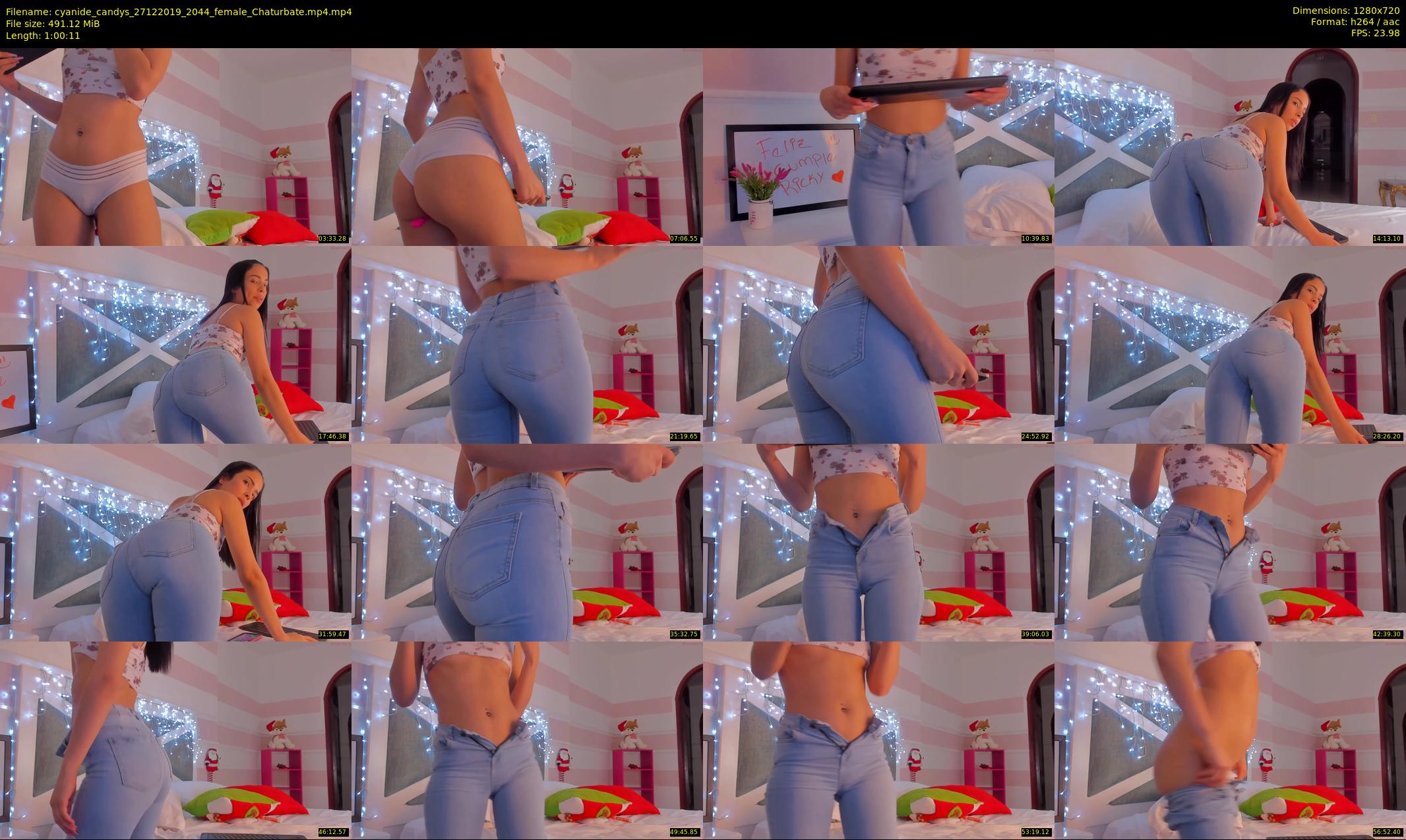 cyanide_candys — 61 minute Chaturbate female cam show recording, 720p, Dec 27, 2019