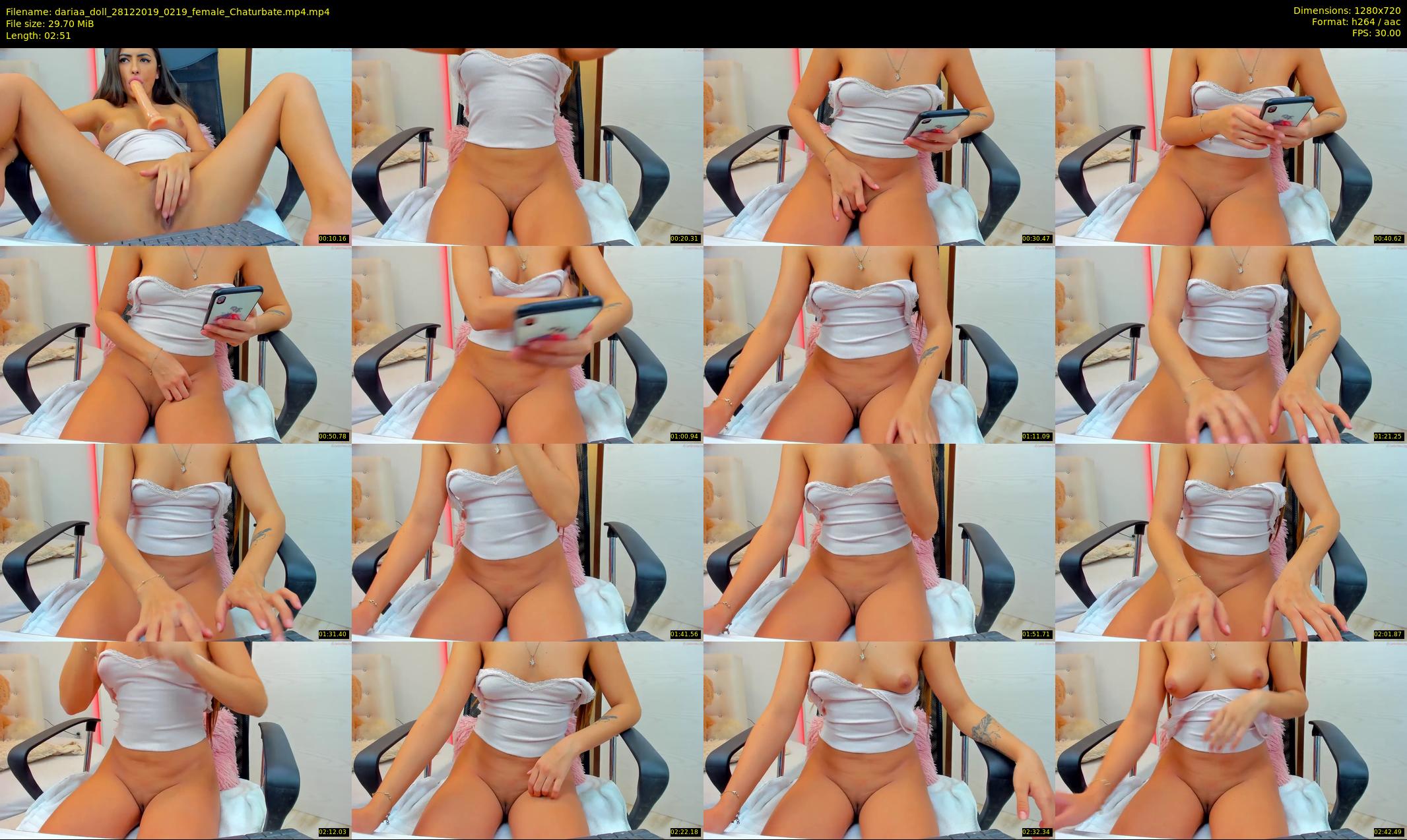 dariaa_doll — 3 minute Chaturbate female cam show recording, 720p, Dec 28, 2019