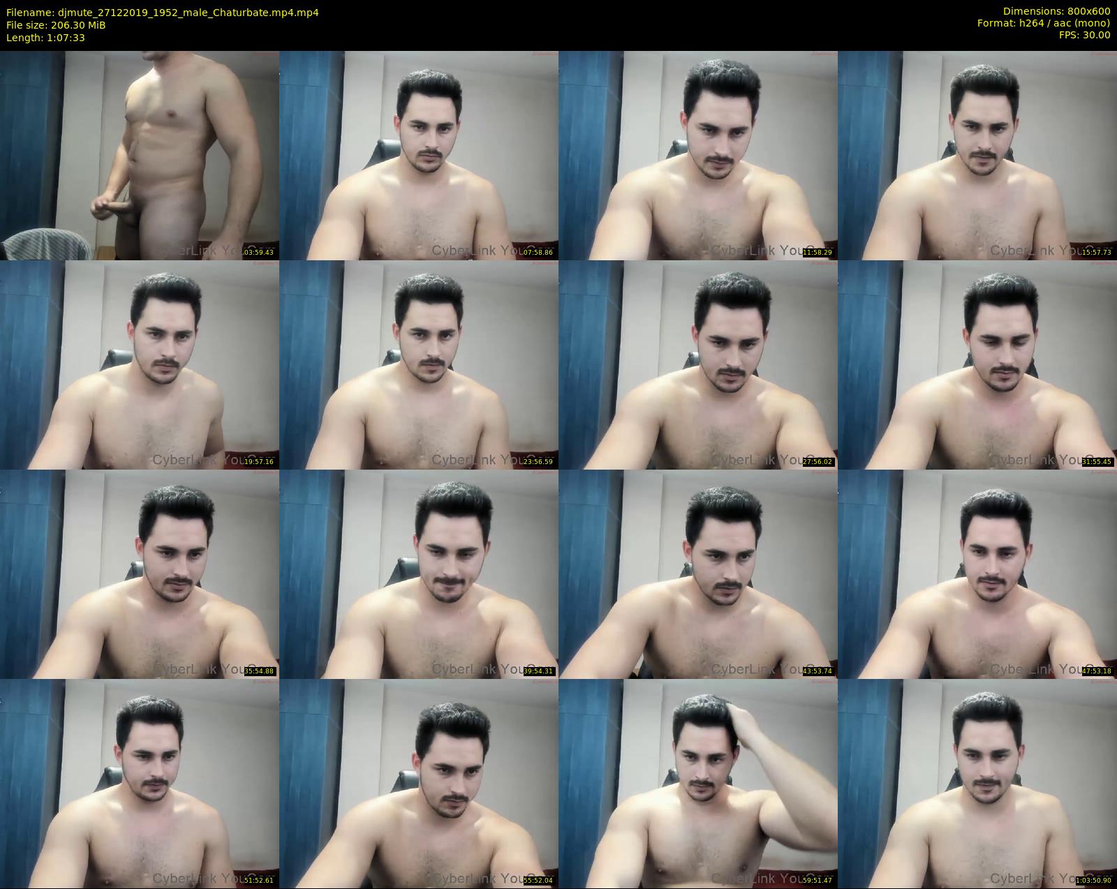 djmute — 68 minute Chaturbate male cam show recording, 480p, Dec 27, 2019