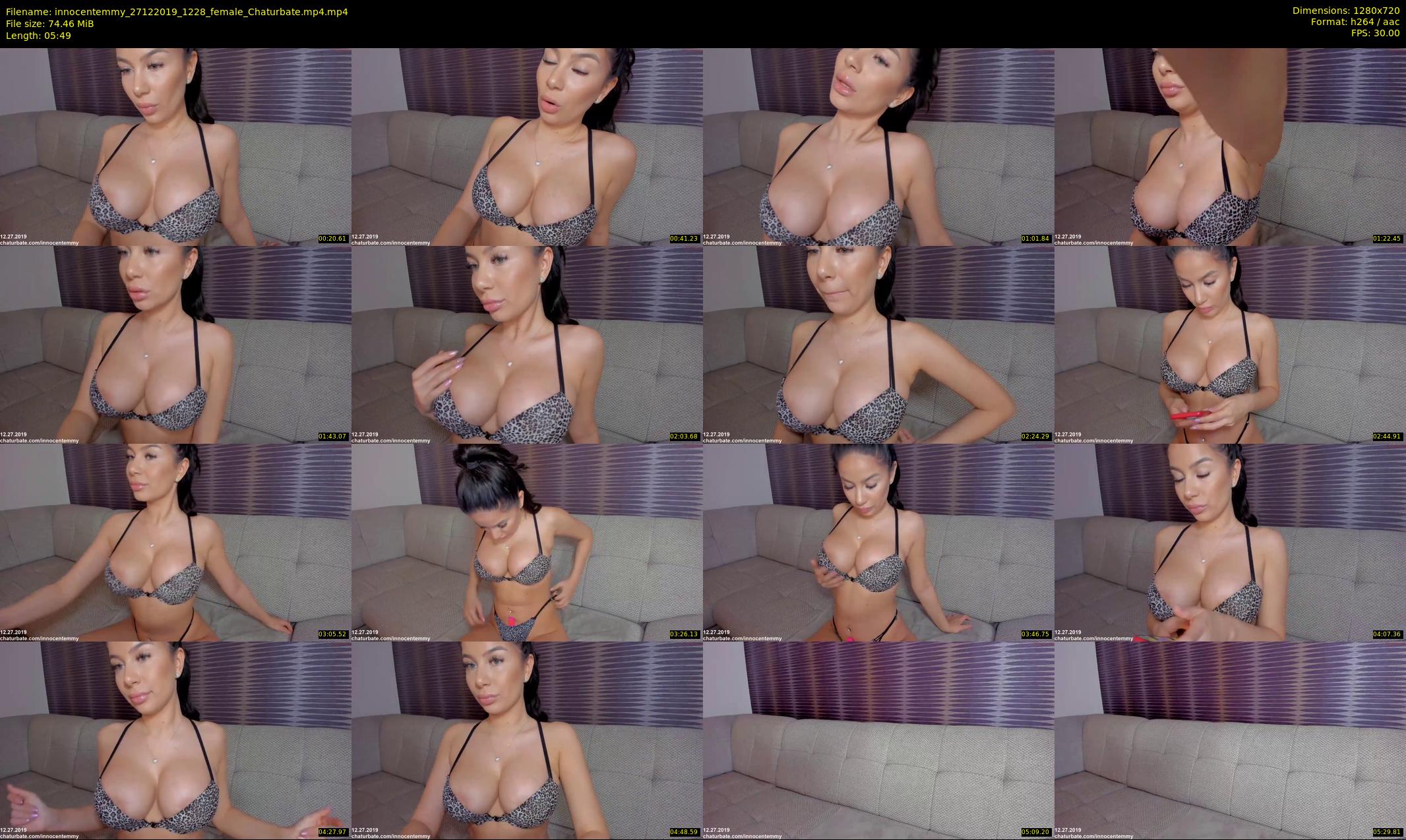 innocentemmy — 6 minute Chaturbate female cam show recording, 720p, Dec 27, 2019