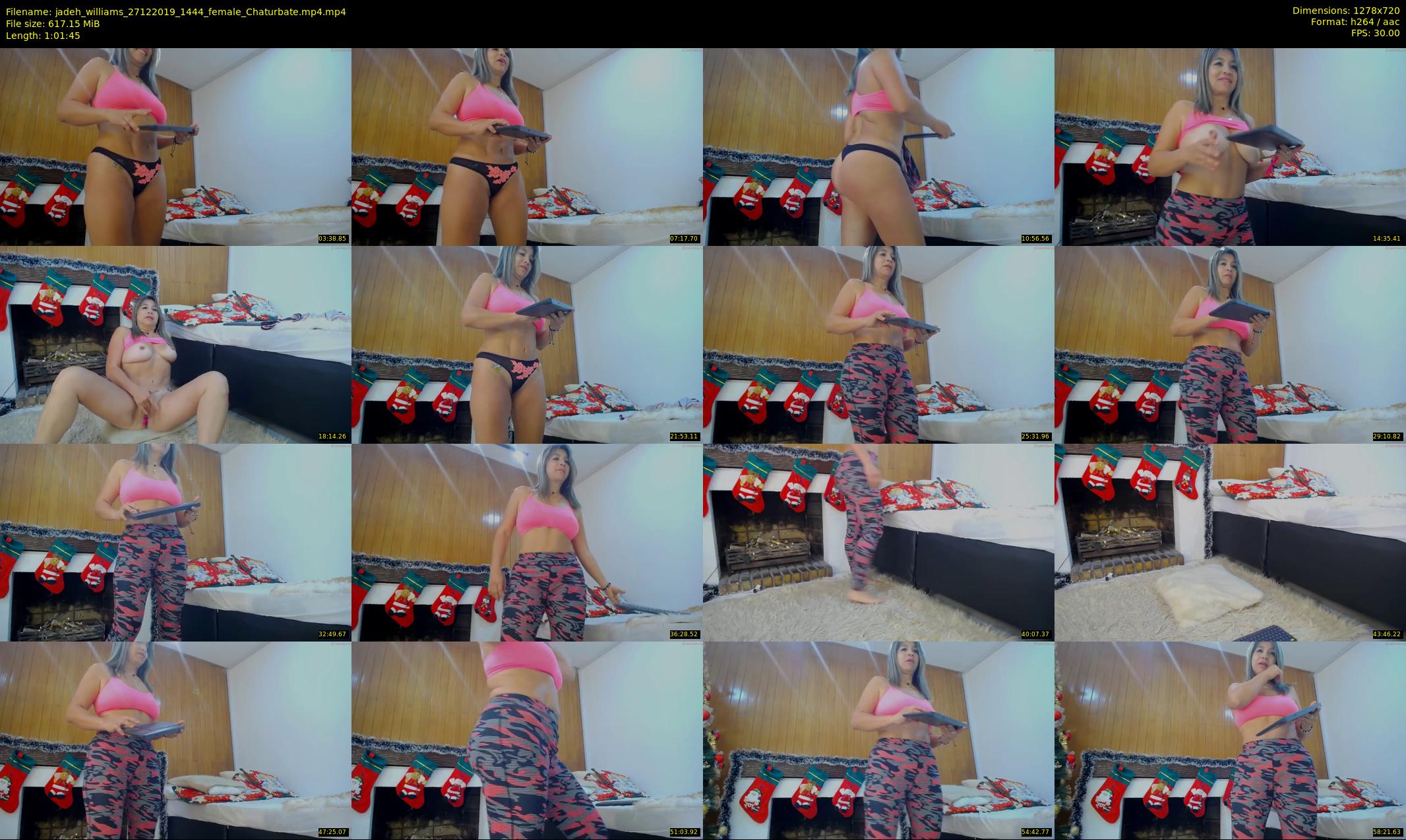 jadeh_williams — 62 minute Chaturbate female cam show recording, 720p, Dec 27, 2019