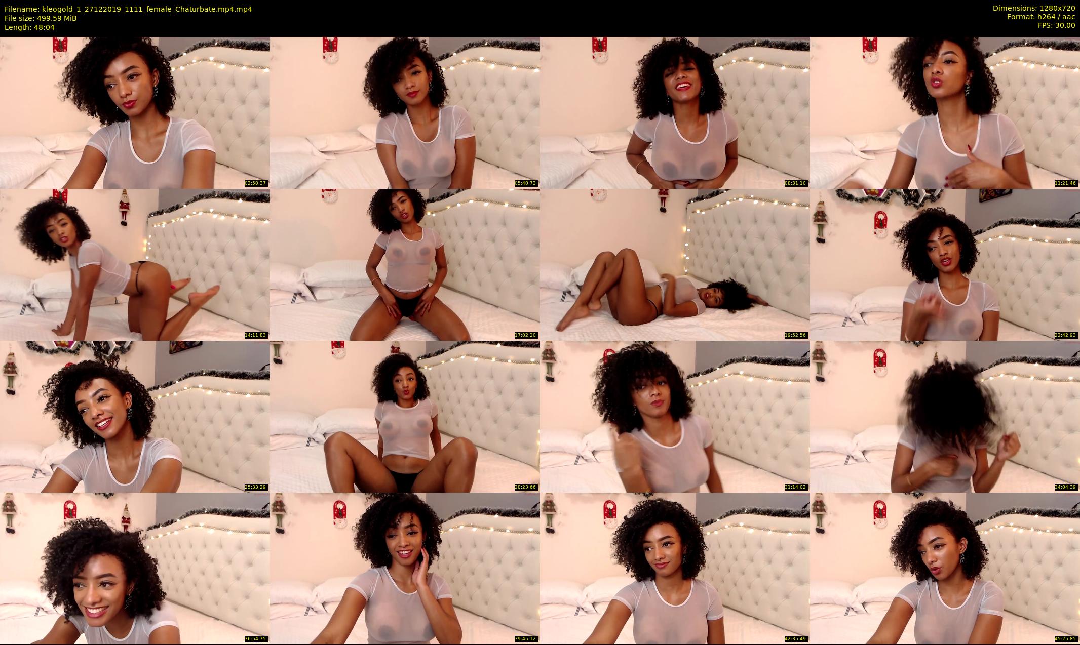 kleogold_1 — 49 minute Chaturbate female cam show recording, 720p, Dec 27, 2019