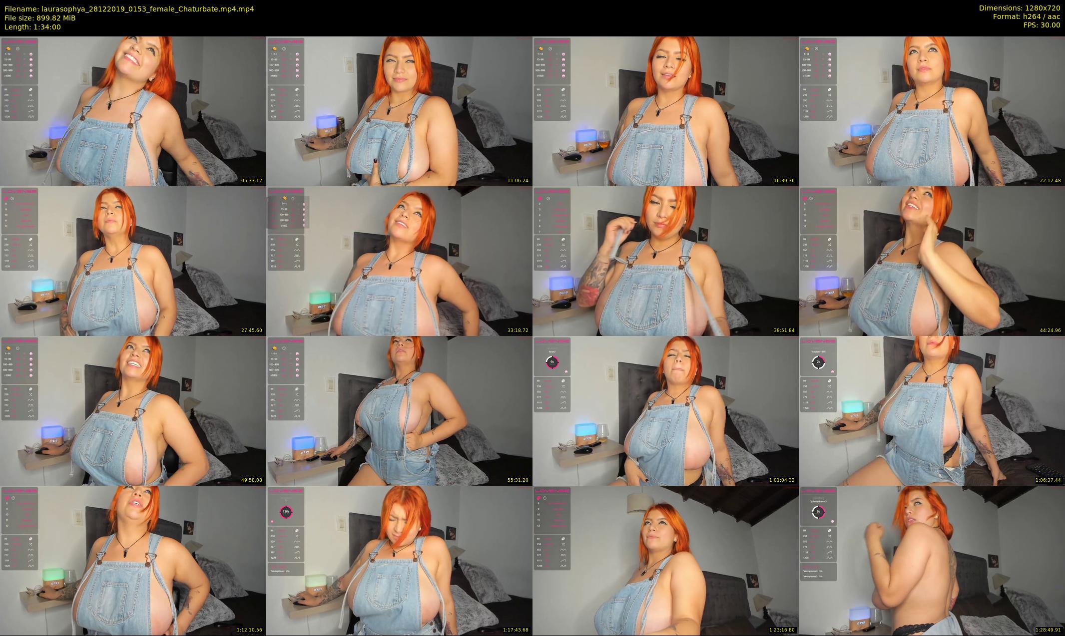 laurasophya — 94 minute Chaturbate female cam show recording, 720p, Dec 28, 2019