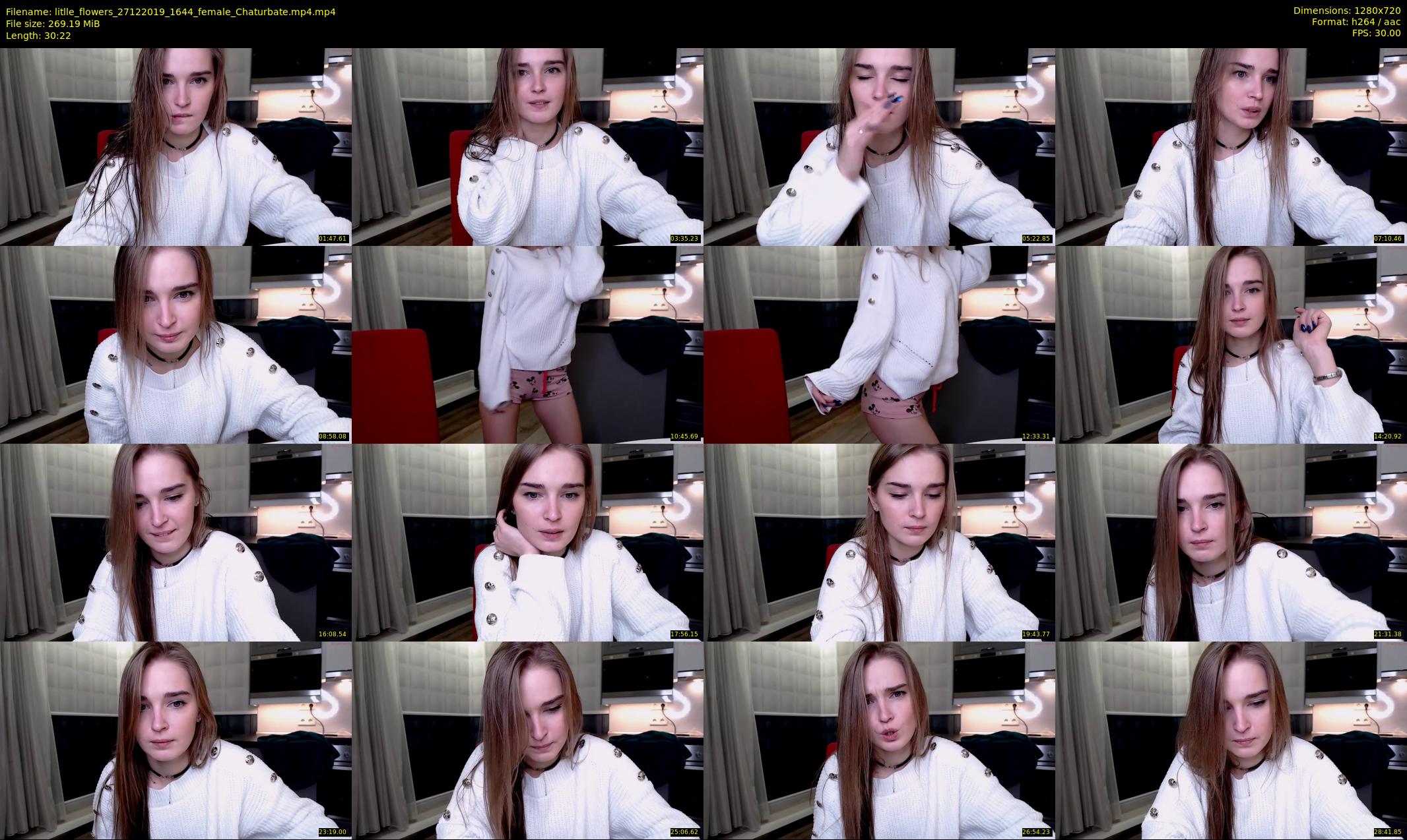 litlle_flowers — 31 minute Chaturbate female cam show recording, 720p, Dec 27, 2019