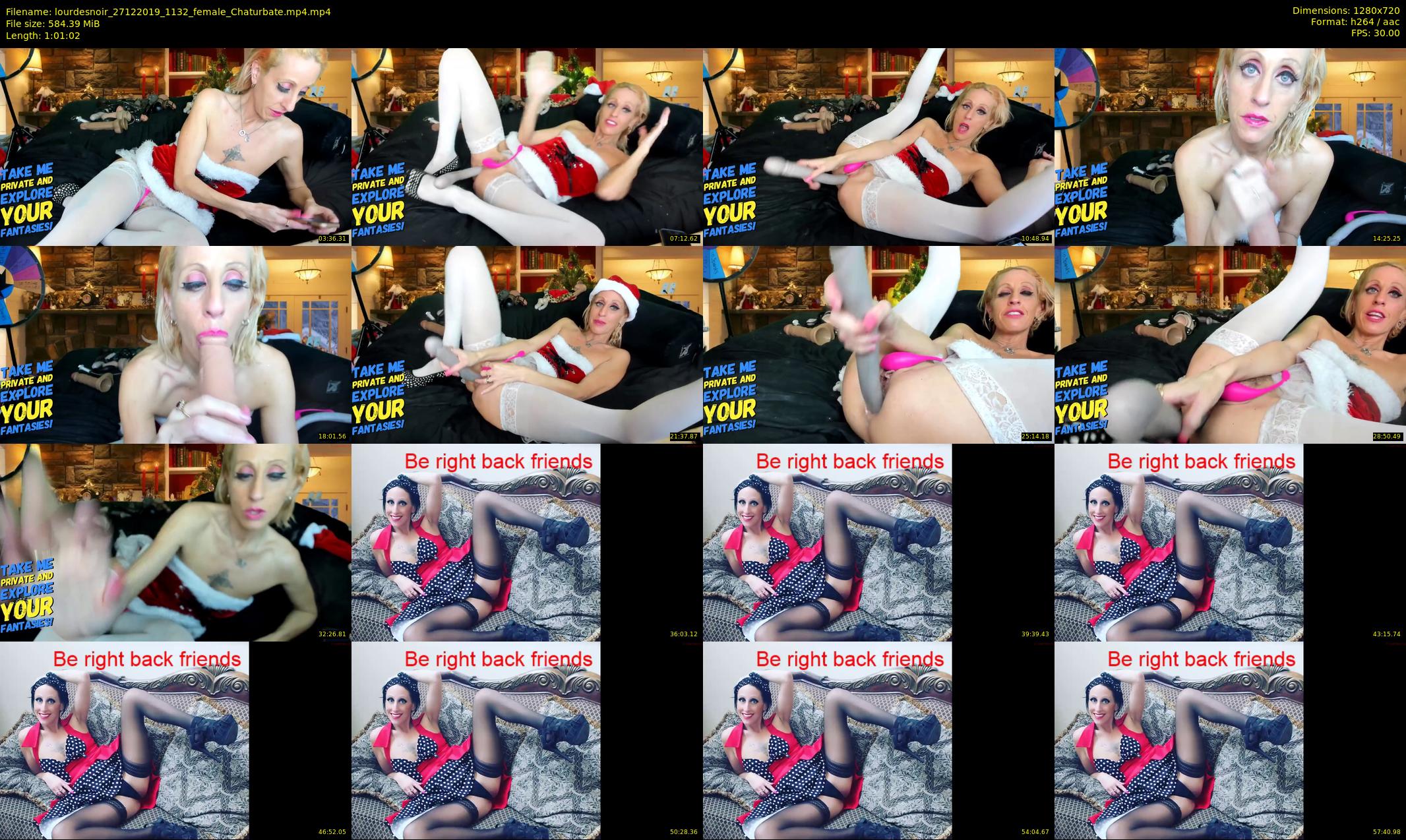 lourdesnoir — 62 minute Chaturbate female cam show recording, 720p, Dec 27, 2019