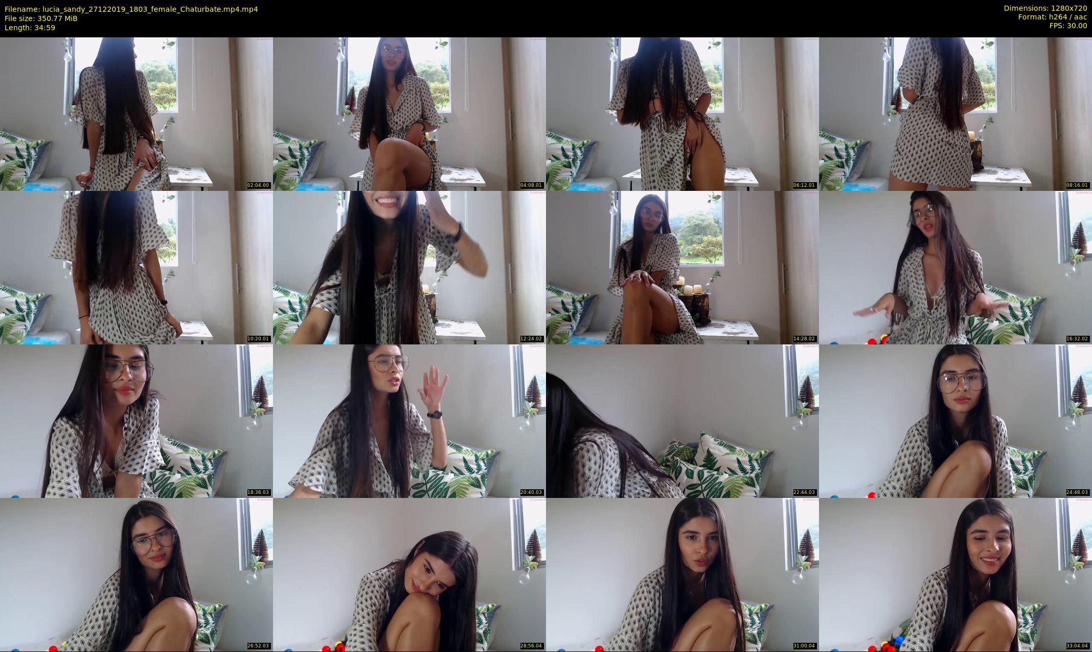 lucia_sandy — 35 minute Chaturbate female cam show recording, 720p, Dec 27, 2019