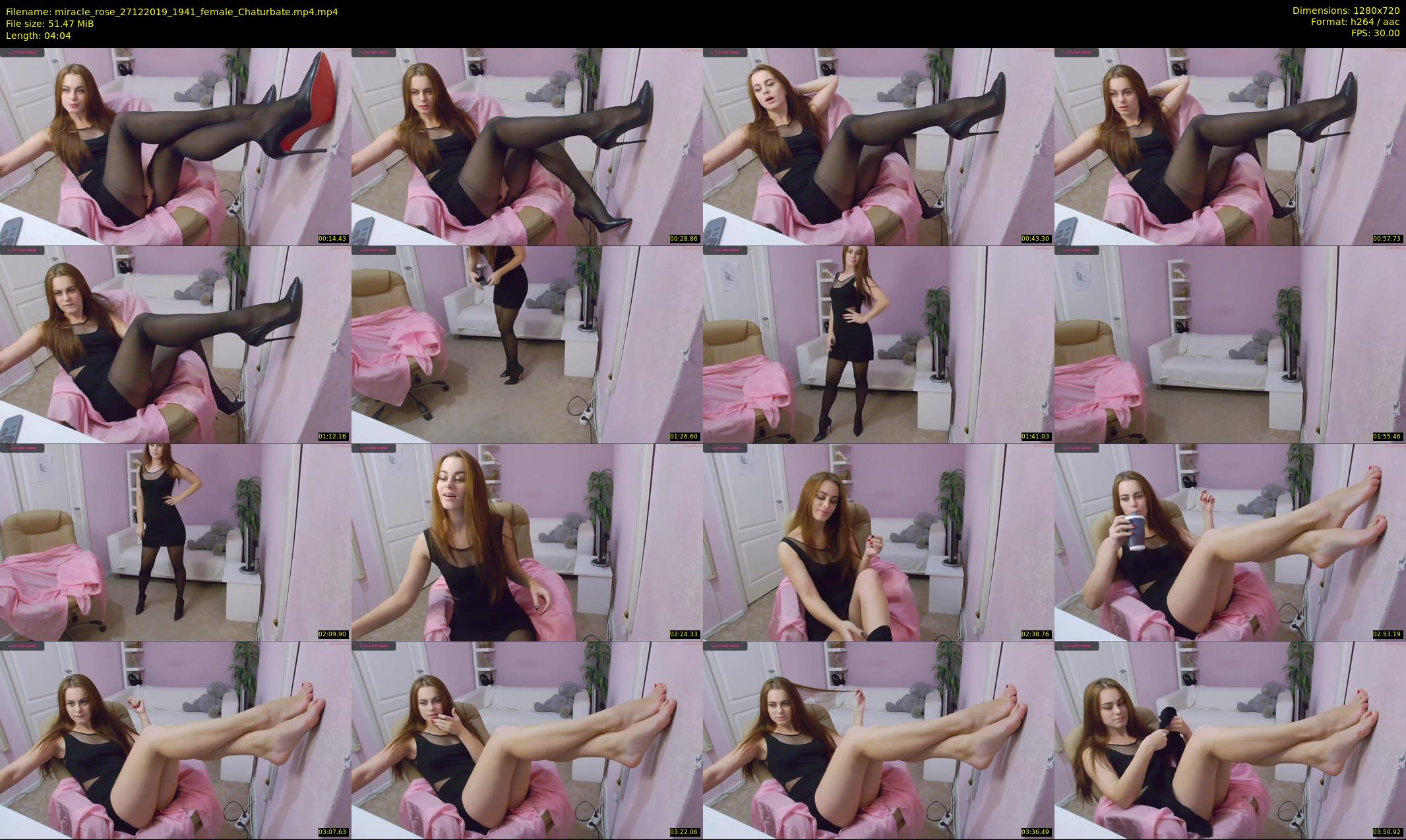 miracle_rose — 5 minute Chaturbate female cam show recording, 720p, Dec 27, 2019
