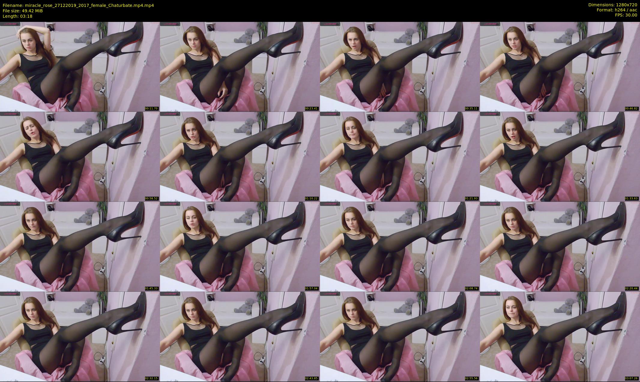 miracle_rose — 4 minute Chaturbate female cam show recording, 720p, Dec 27, 2019
