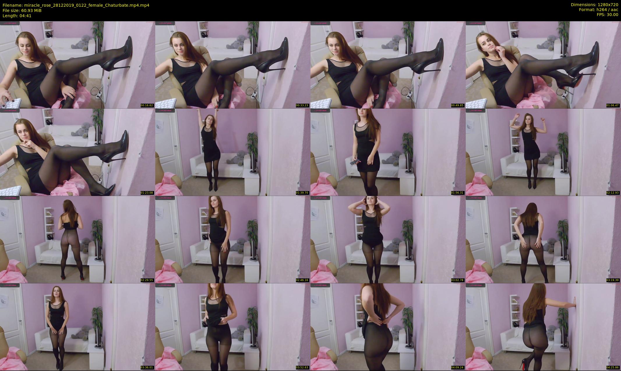 miracle_rose — 5 minute Chaturbate female cam show recording, 720p, Dec 28, 2019