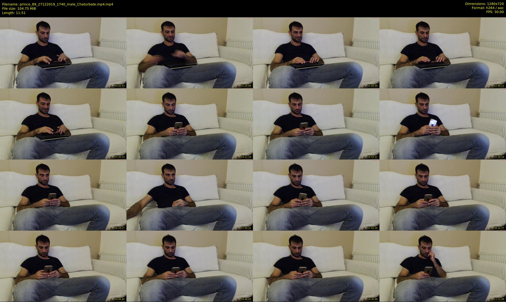 prince_89 — 12 minute Chaturbate male cam show recording, 720p, Dec 27, 2019