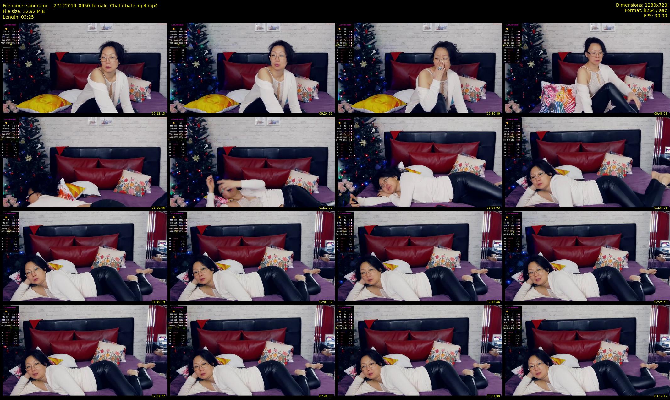 sandrami__ — 4 minute Chaturbate female cam show recording, 720p, Dec 27, 2019