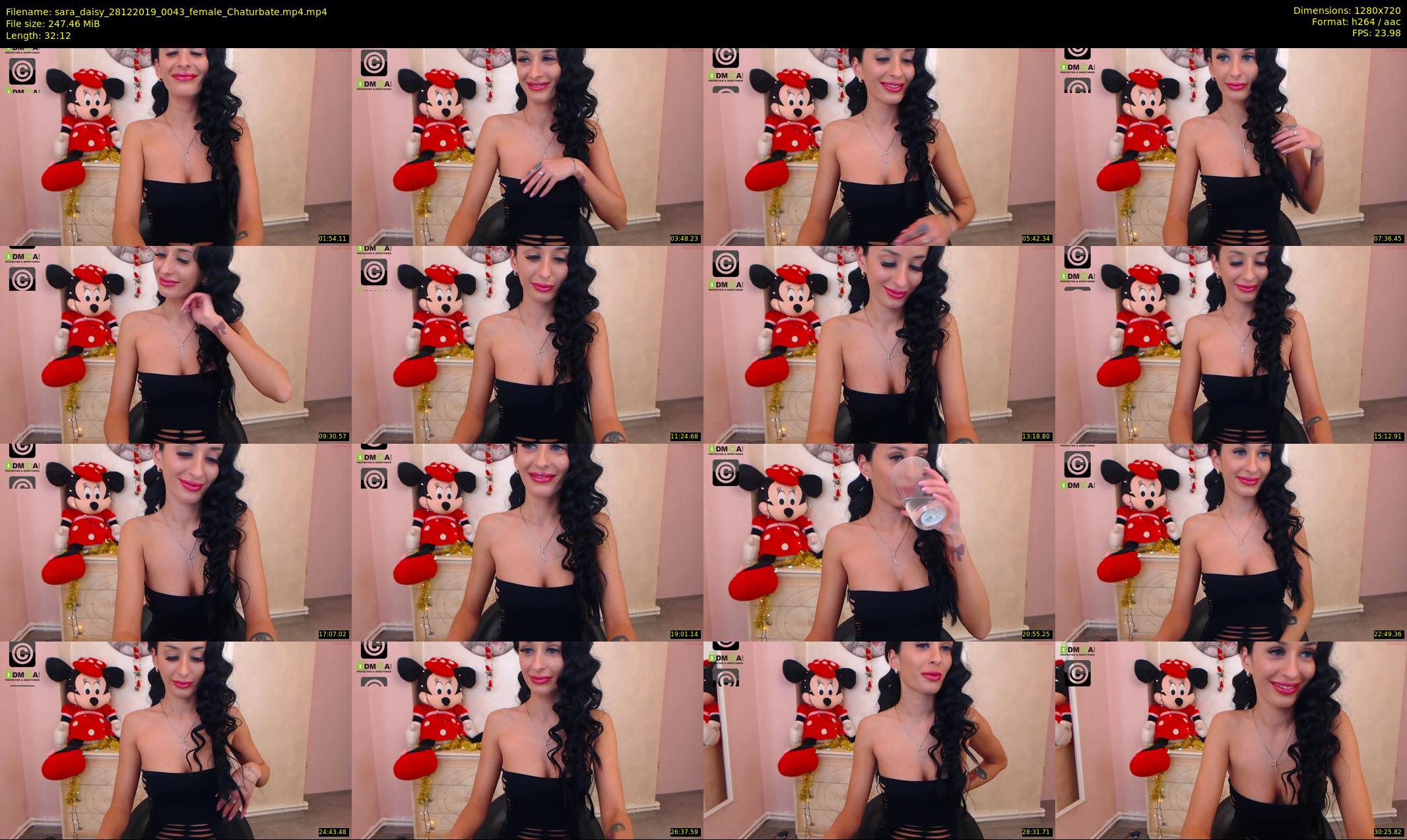 sara_daisy — 33 minute Chaturbate female cam show recording, 720p, Dec 28, 2019