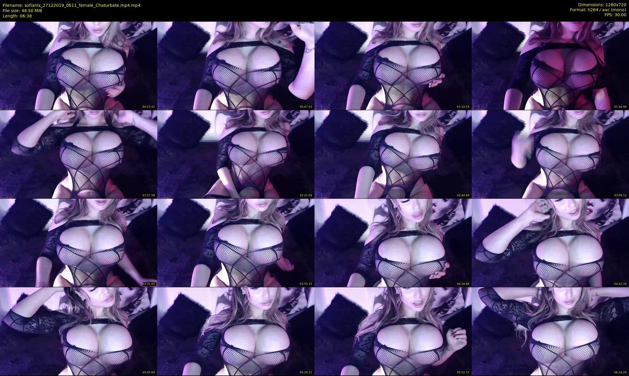 sofianix — 7 minute Chaturbate female cam show recording, 720p, Dec 27, 2019