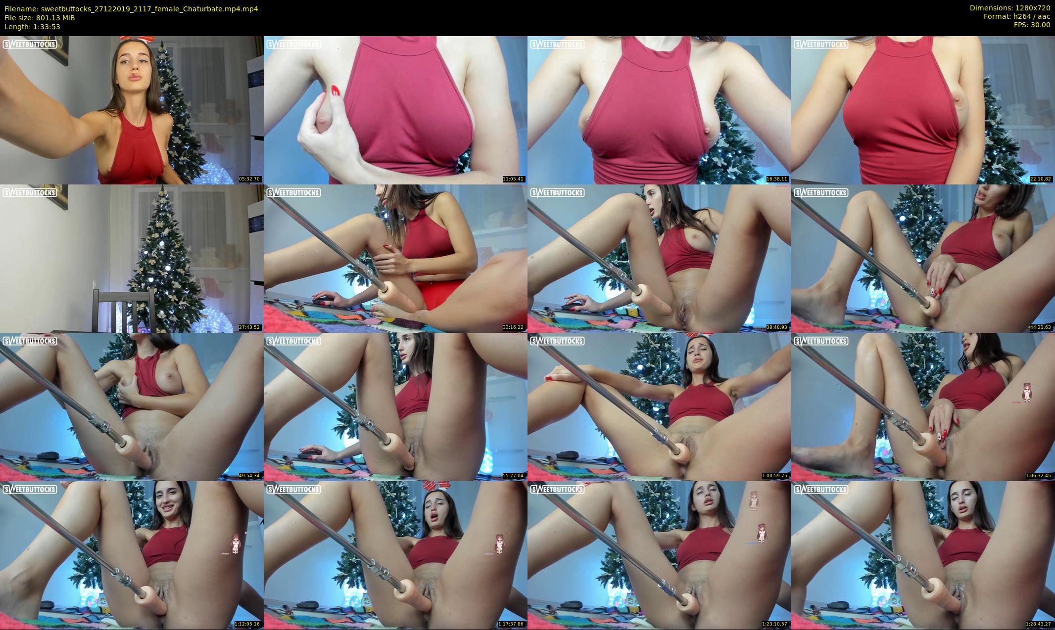 sweetbuttocks — 94 minute Chaturbate female cam show recording, 720p, Dec 27, 2019