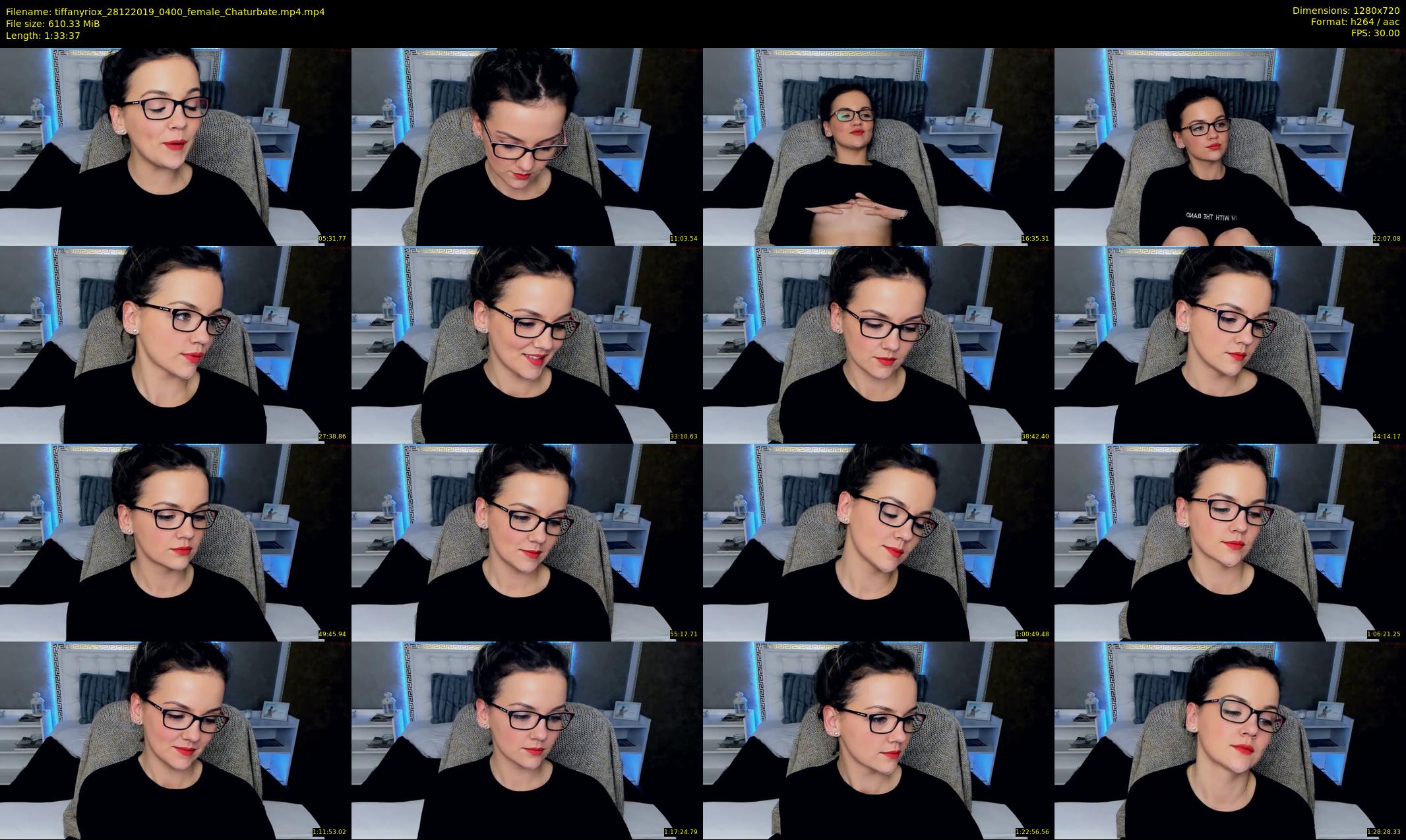 tiffanyriox — 94 minute Chaturbate female cam show recording, 720p, Dec 28, 2019