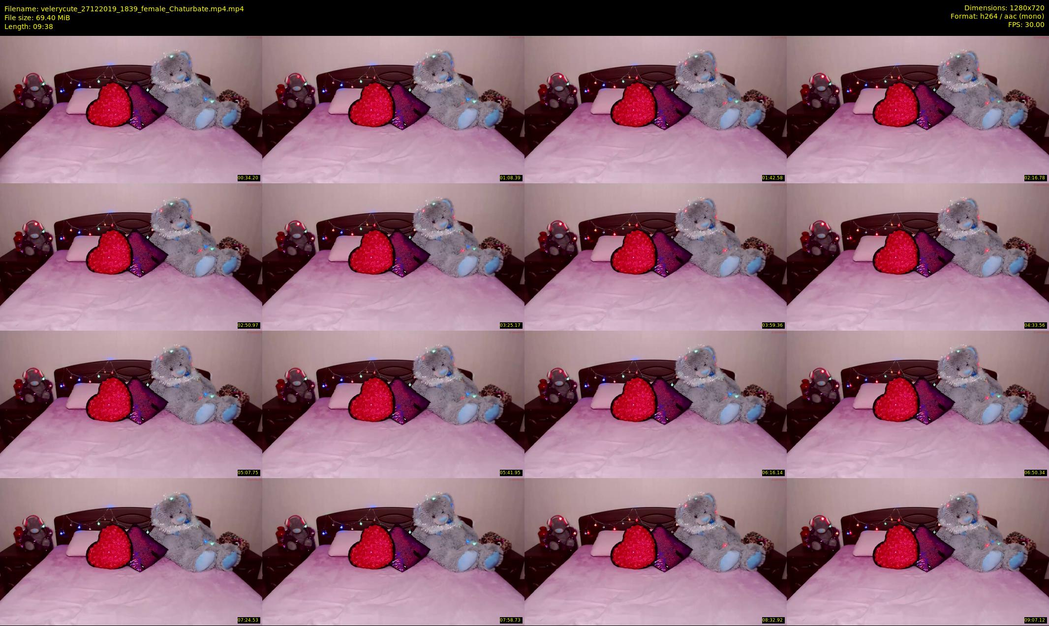 velerycute — 10 minute Chaturbate female cam show recording, 720p, Dec 27, 2019