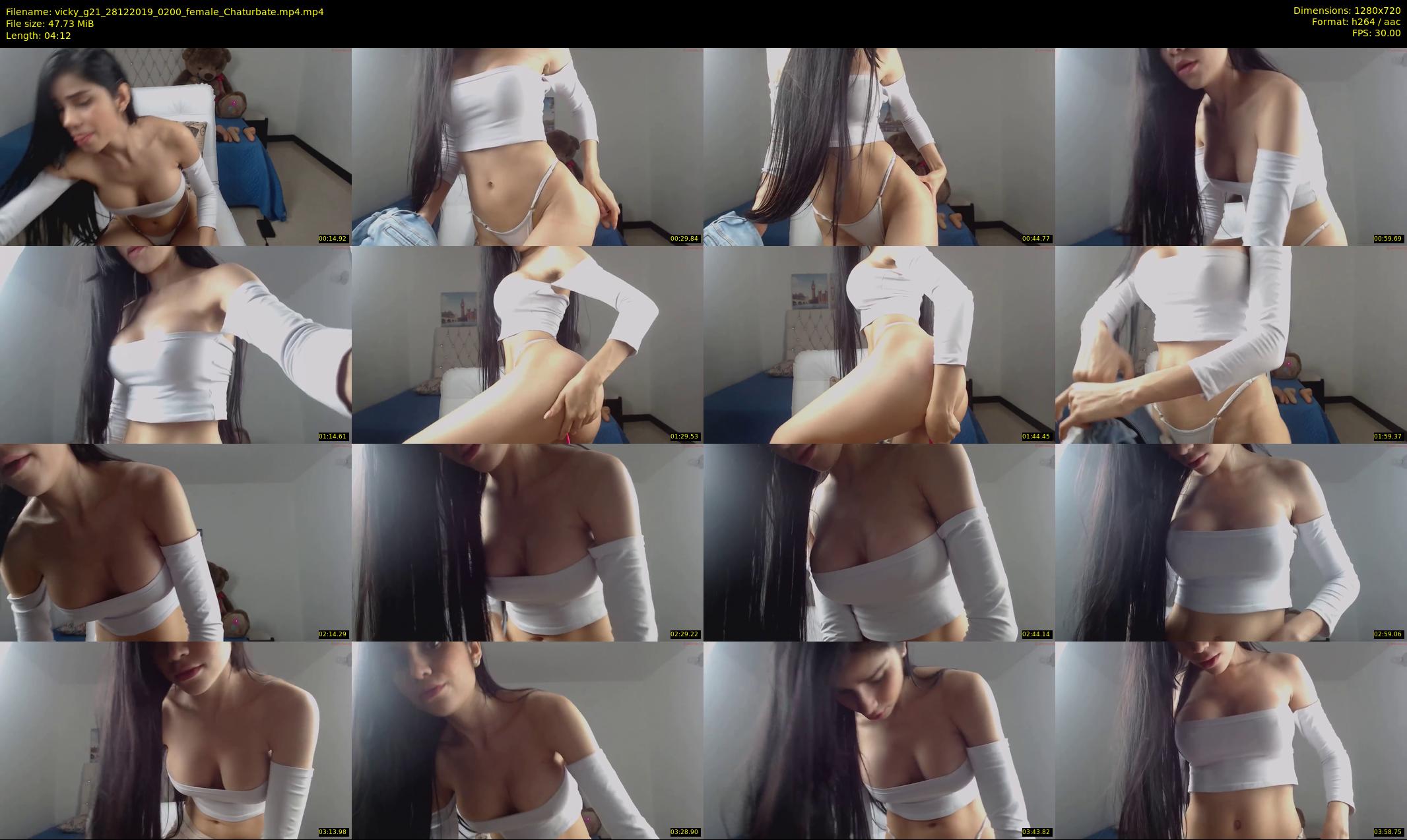 vicky_g21 — 5 minute Chaturbate female cam show recording, 720p, Dec 28, 2019