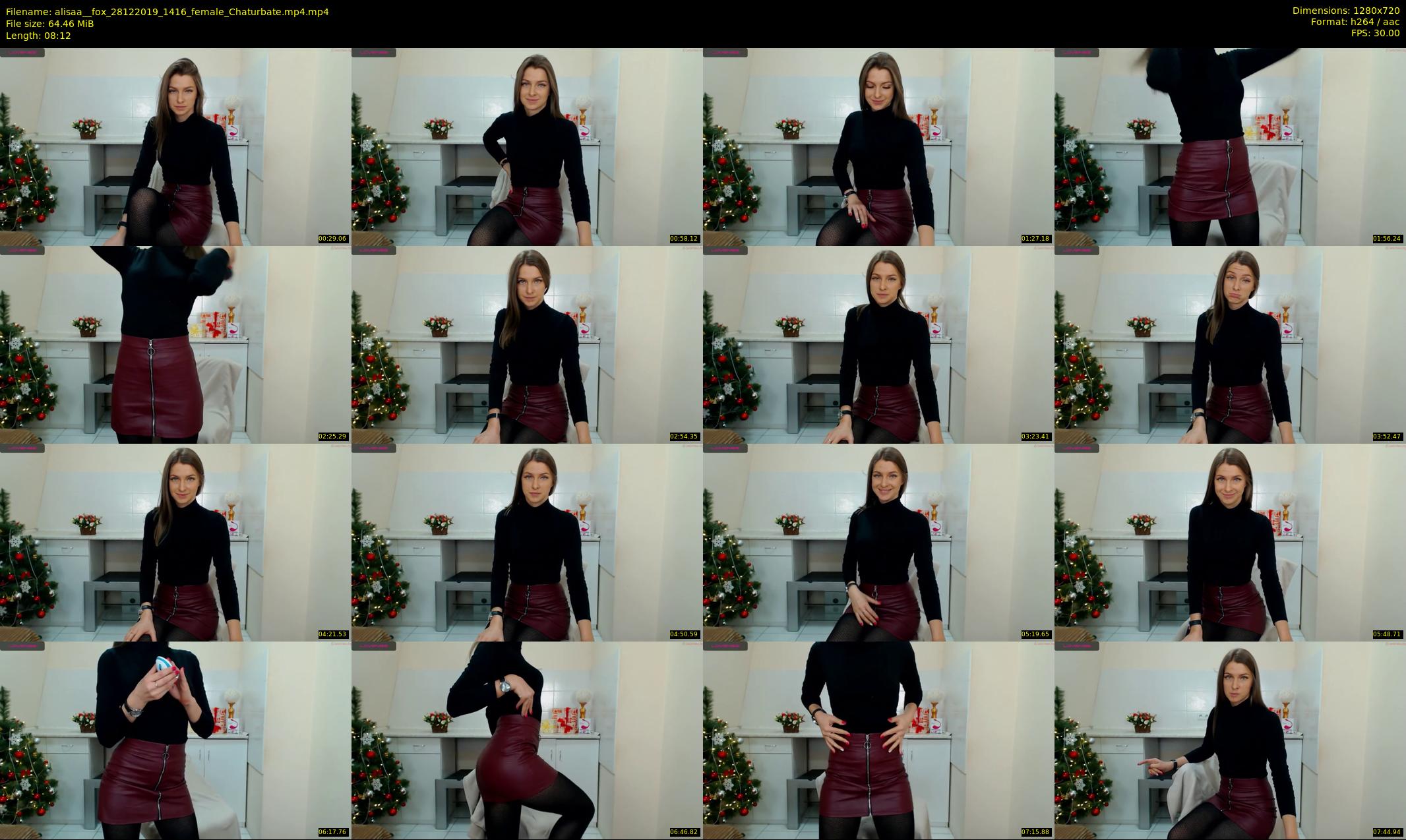alisaa__fox — 9 minute Chaturbate female cam show recording, 720p, Dec 28, 2019