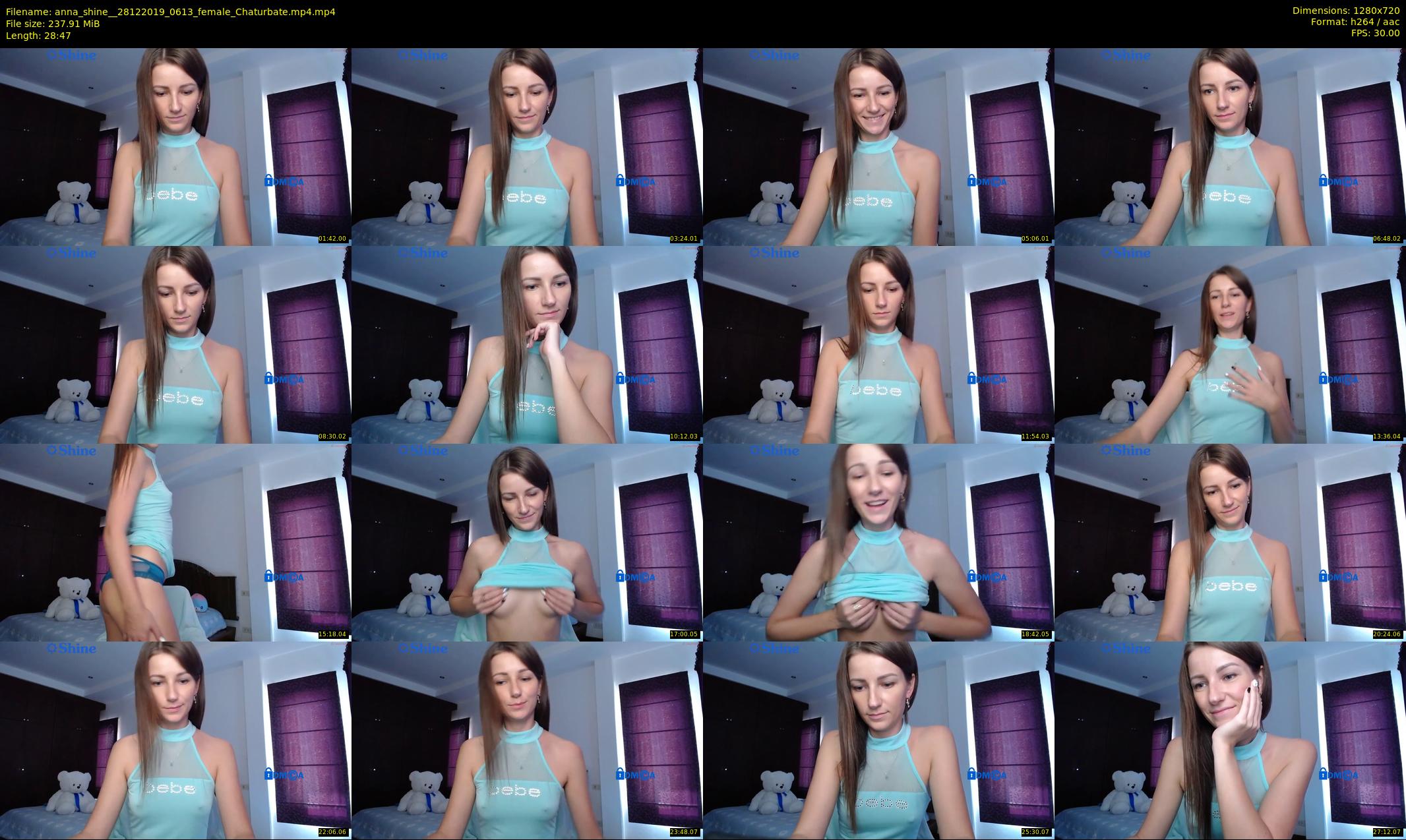 anna_shine_ — 29 minute Chaturbate female cam show recording, 720p, Dec 28, 2019