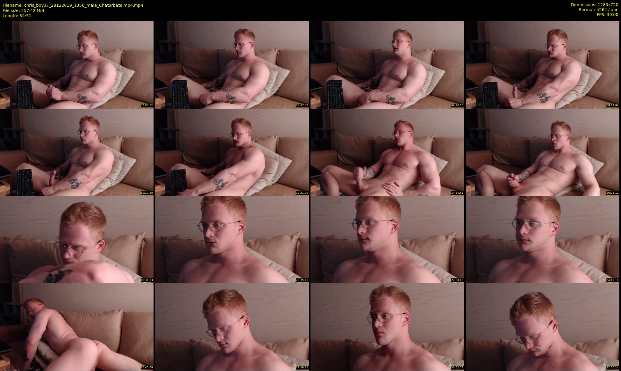 chris_boy37 — 35 minute Chaturbate male cam show recording, 720p, Dec 28, 2019
