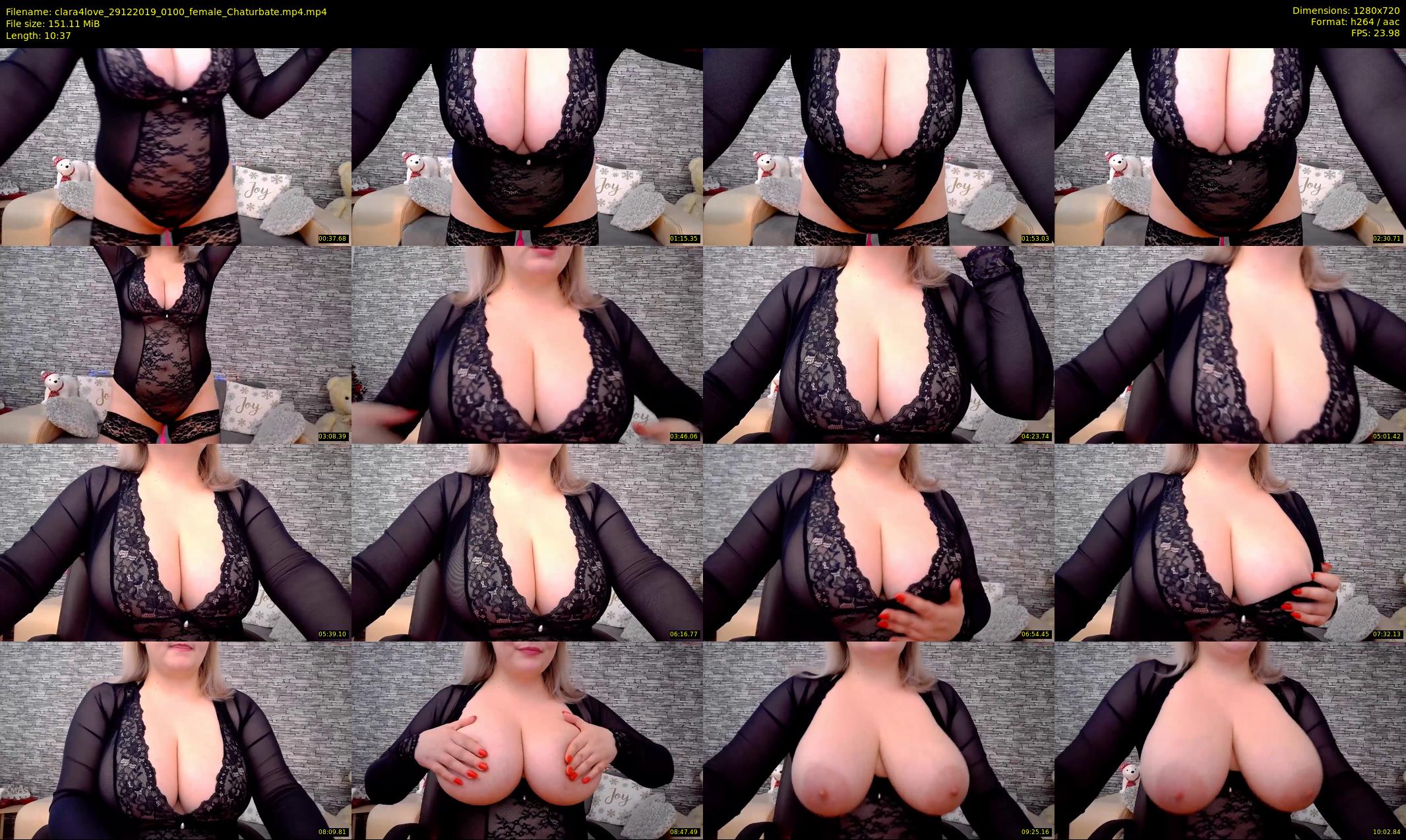 clara4love — 11 minute Chaturbate female cam show recording, 720p, Dec 29, 2019