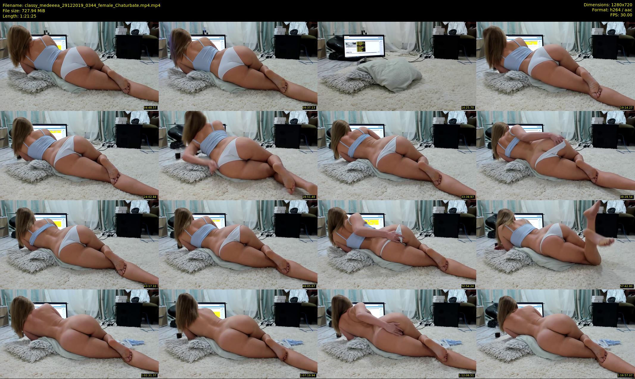 classy_medeeea — 82 minute Chaturbate female cam show recording, 720p, Dec 29, 2019