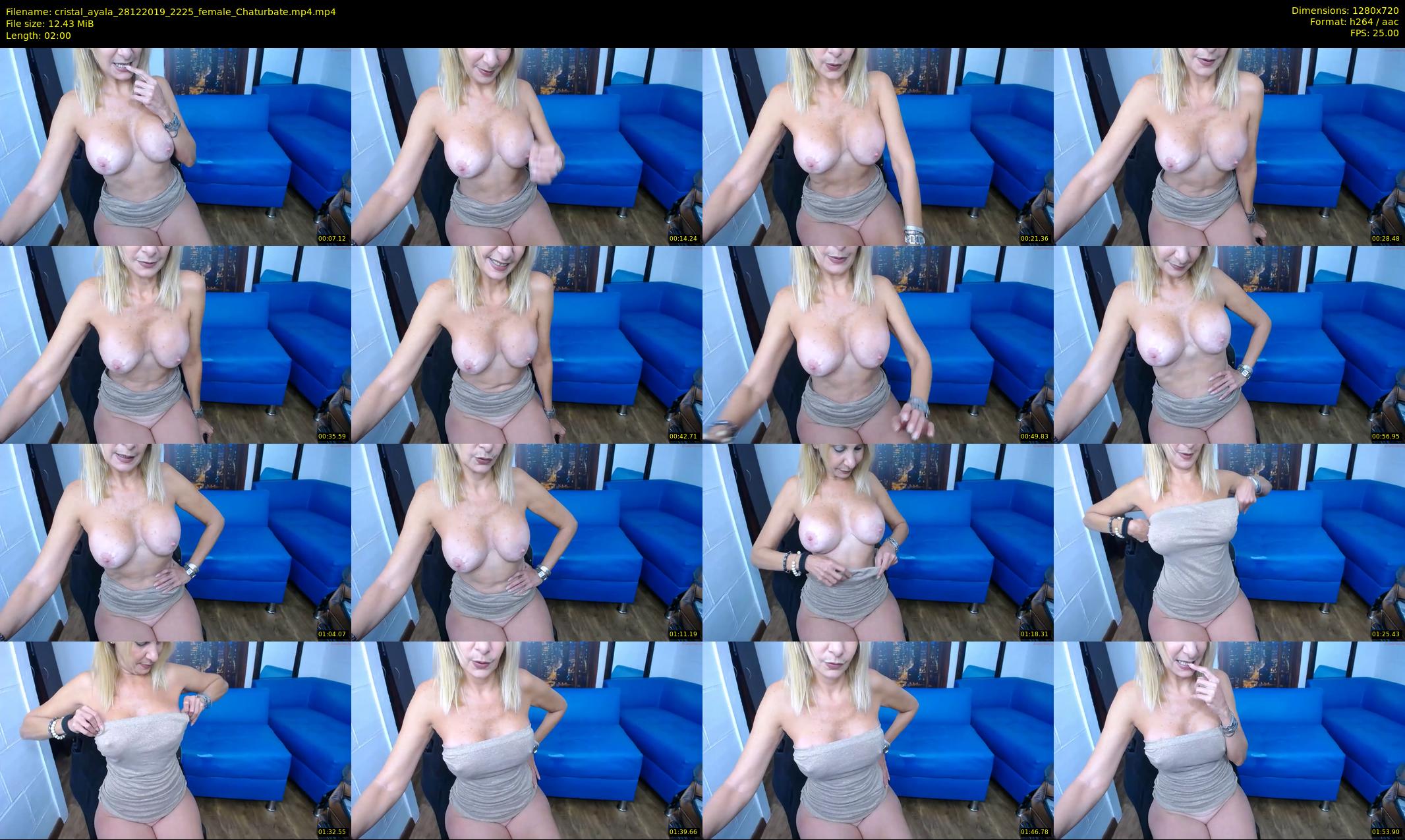 cristal_ayala — 2 minute Chaturbate female cam show recording, 720p, Dec 28, 2019