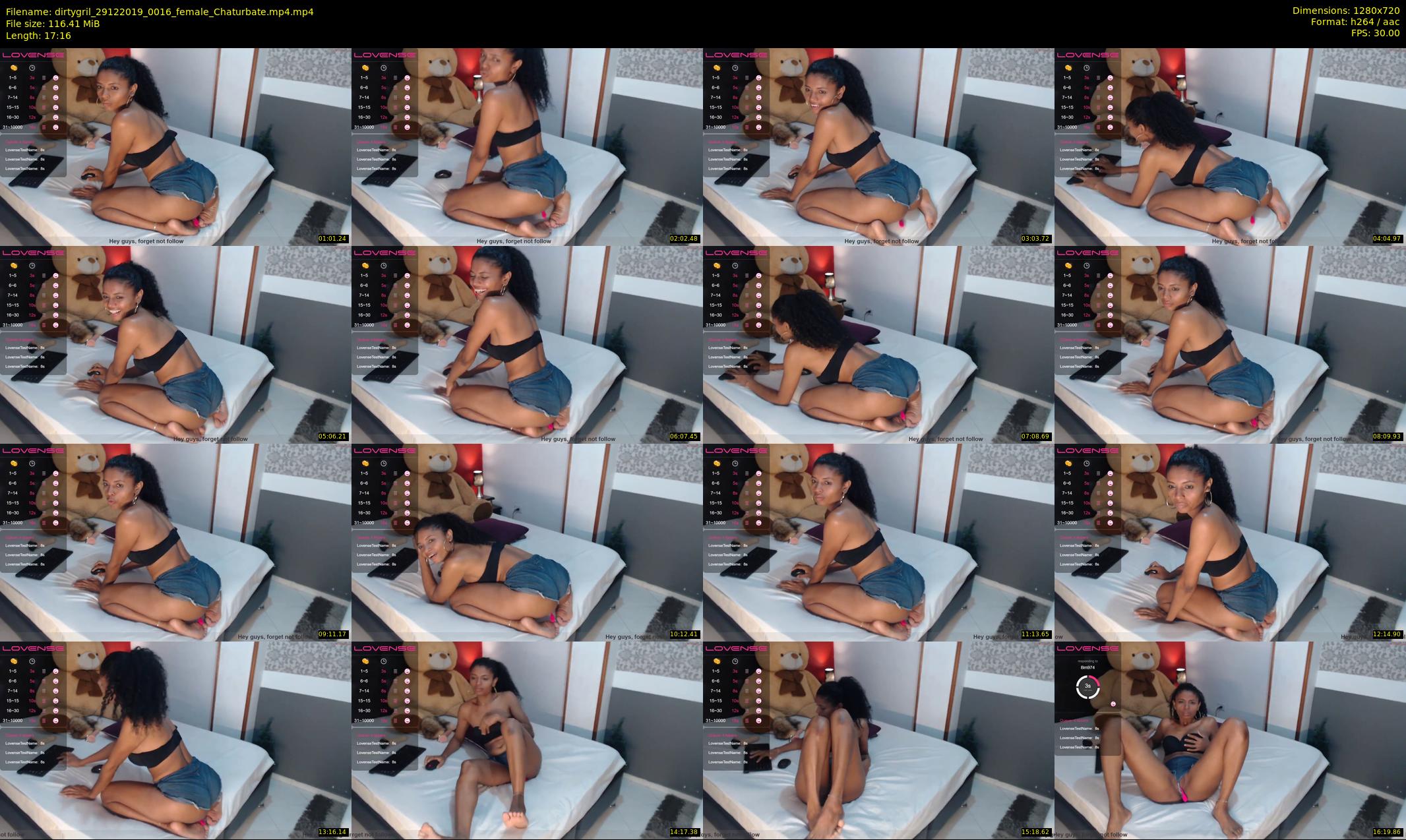 dirtygril — 18 minute Chaturbate female cam show recording, 720p, Dec 29, 2019
