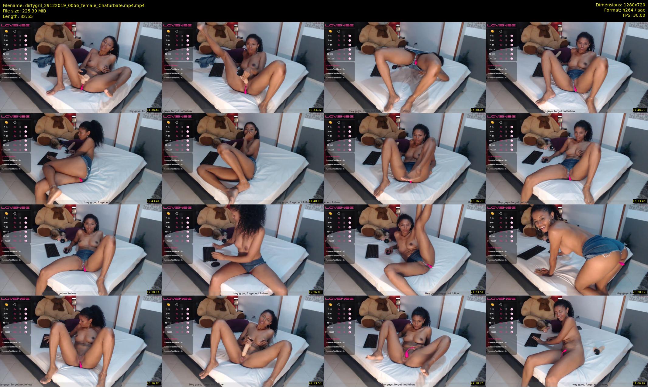 dirtygril — 33 minute Chaturbate female cam show recording, 720p, Dec 29, 2019