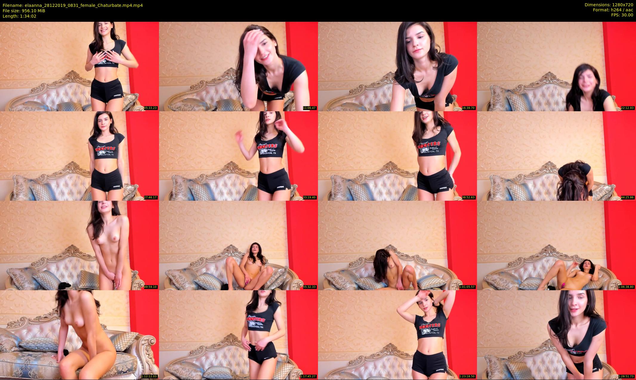 elaanna — 95 minute Chaturbate female cam show recording, 720p, Dec 28, 2019
