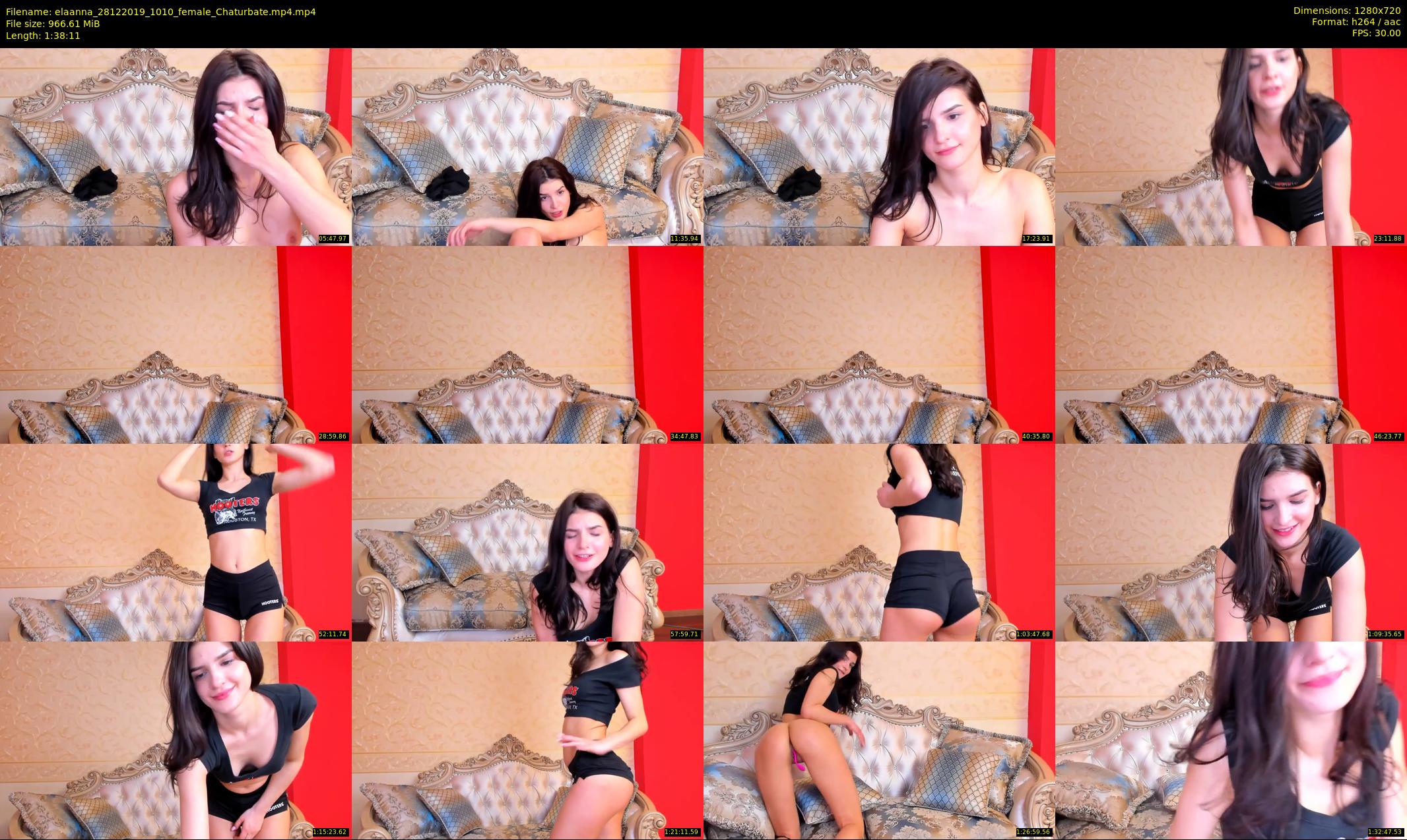 elaanna — 99 minute Chaturbate female cam show recording, 720p, Dec 28, 2019