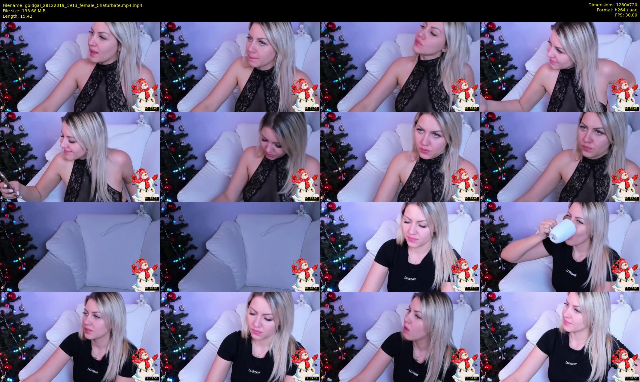 goldgal — 16 minute Chaturbate female cam show recording, 720p, Dec 28, 2019