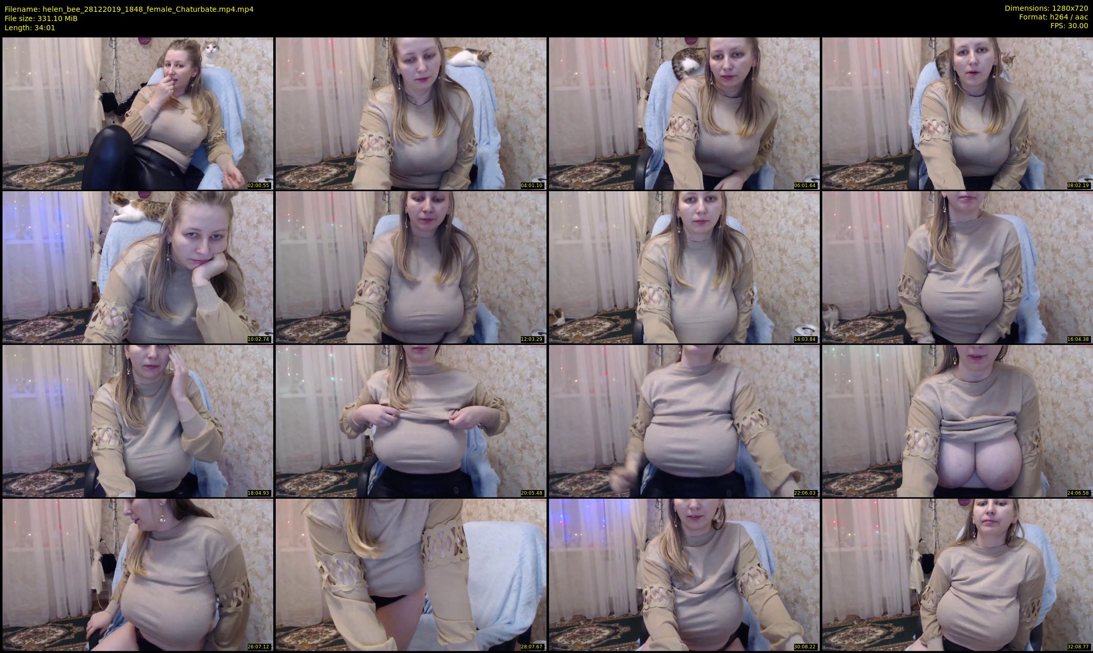 helen_bee — 35 minute Chaturbate female cam show recording, 720p, Dec 28, 2019
