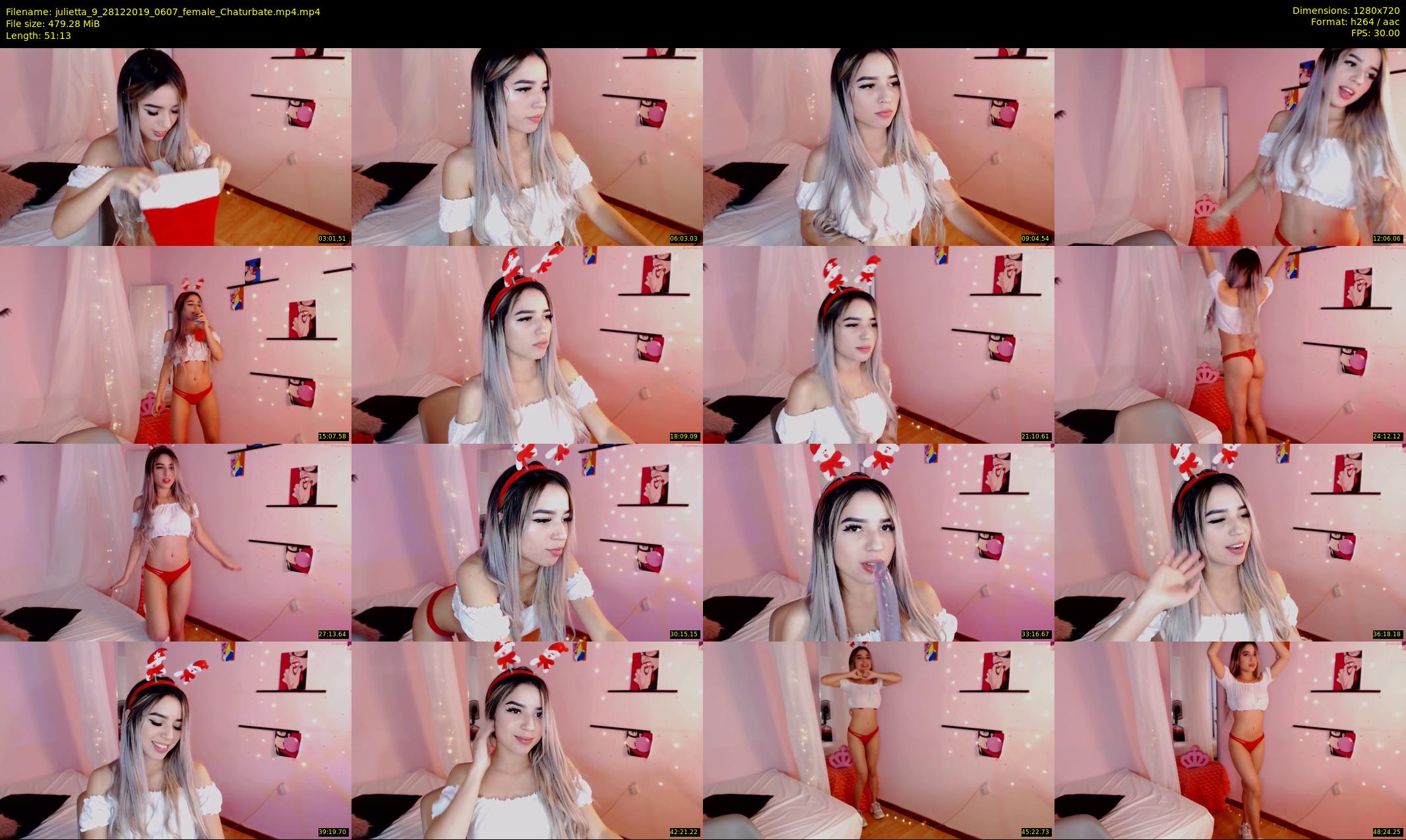 julietta_9 — 52 minute Chaturbate female cam show recording, 720p, Dec 28, 2019