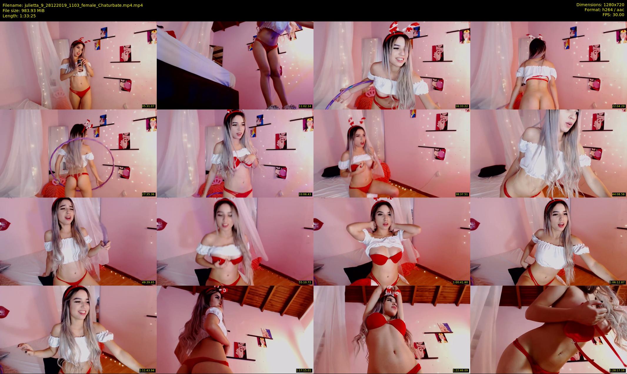 julietta_9 — 94 minute Chaturbate female cam show recording, 720p, Dec 28, 2019