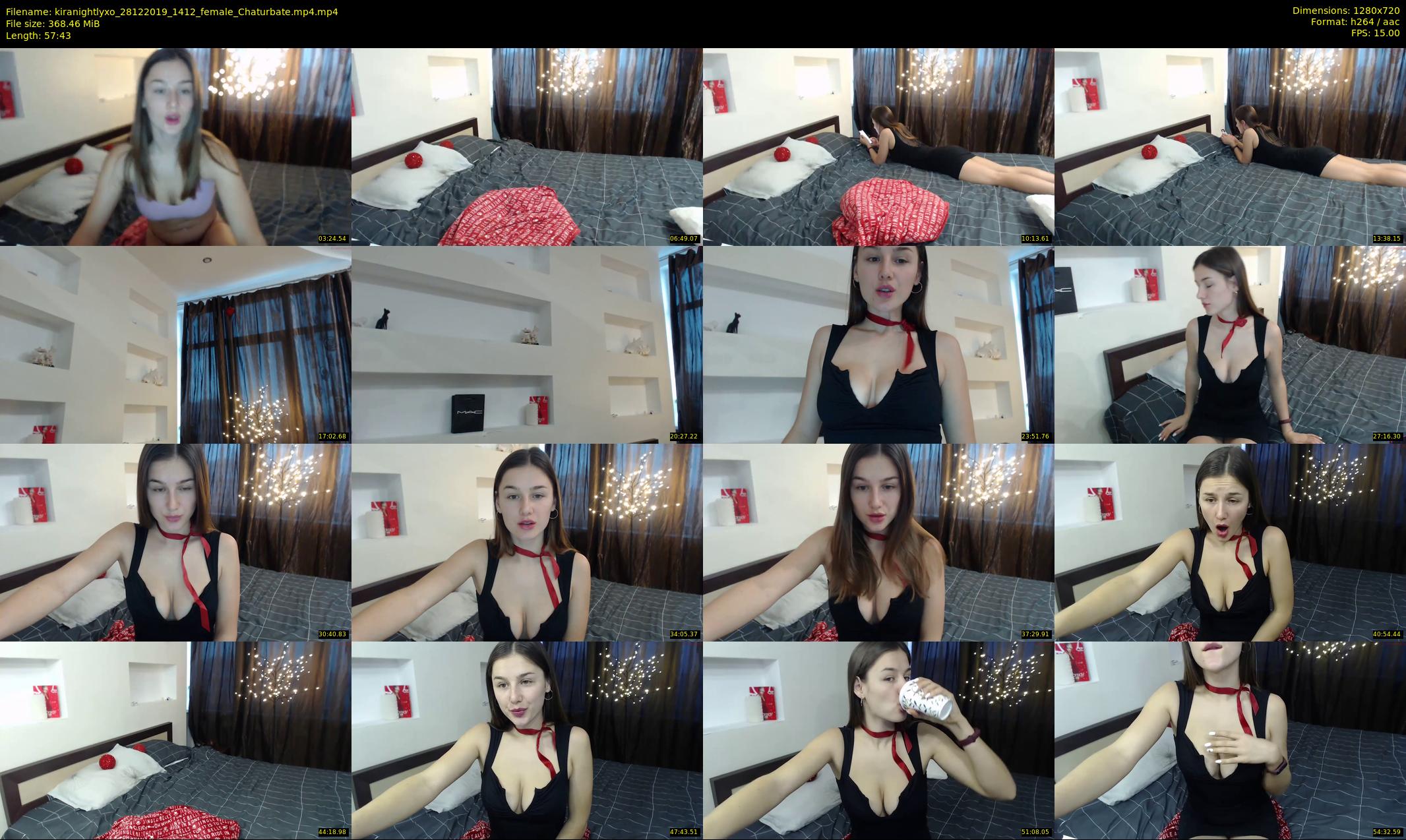 kiranightlyxo — 58 minute Chaturbate female cam show recording, 720p, Dec 28, 2019