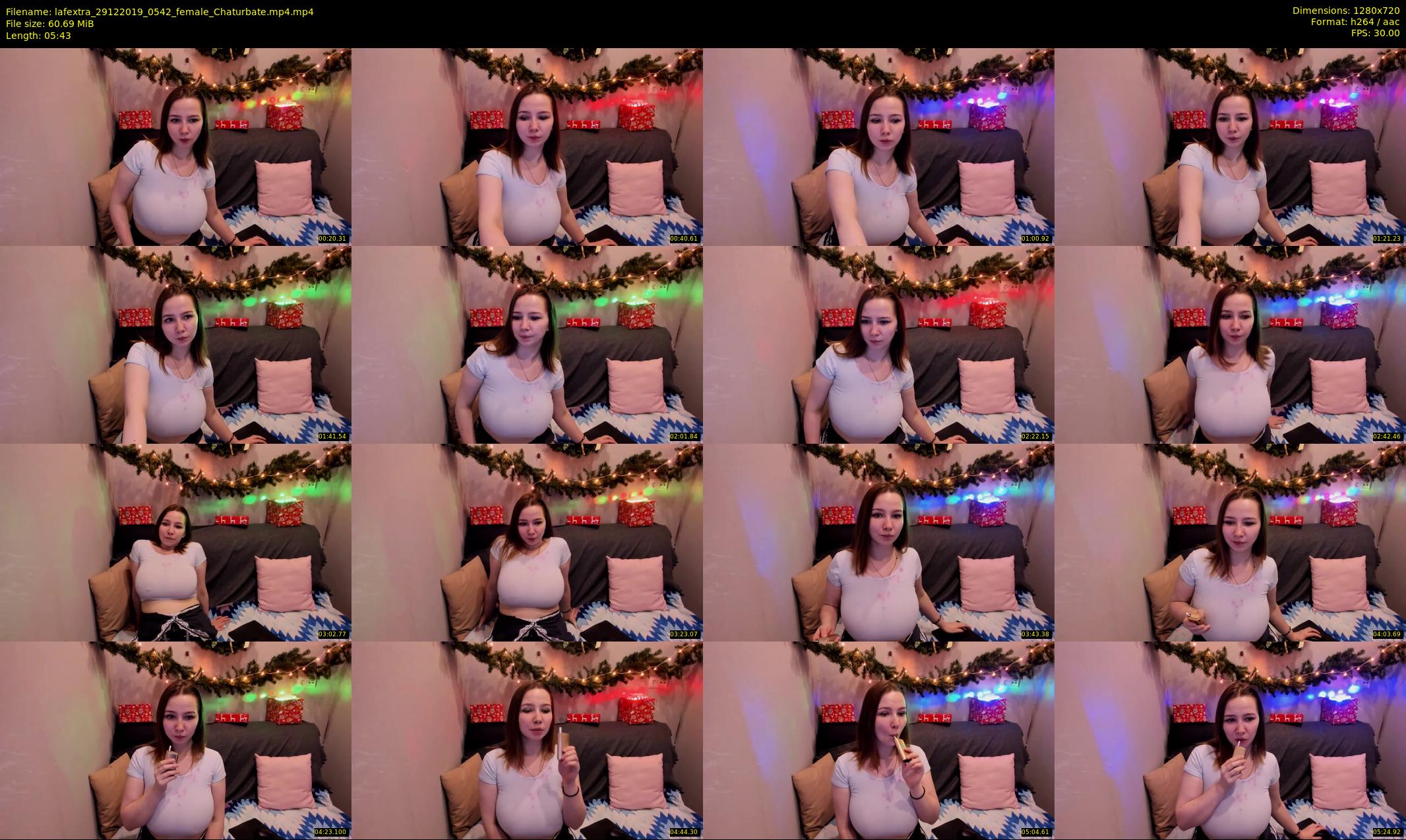 lafextra — 6 minute Chaturbate female cam show recording, 720p, Dec 29, 2019