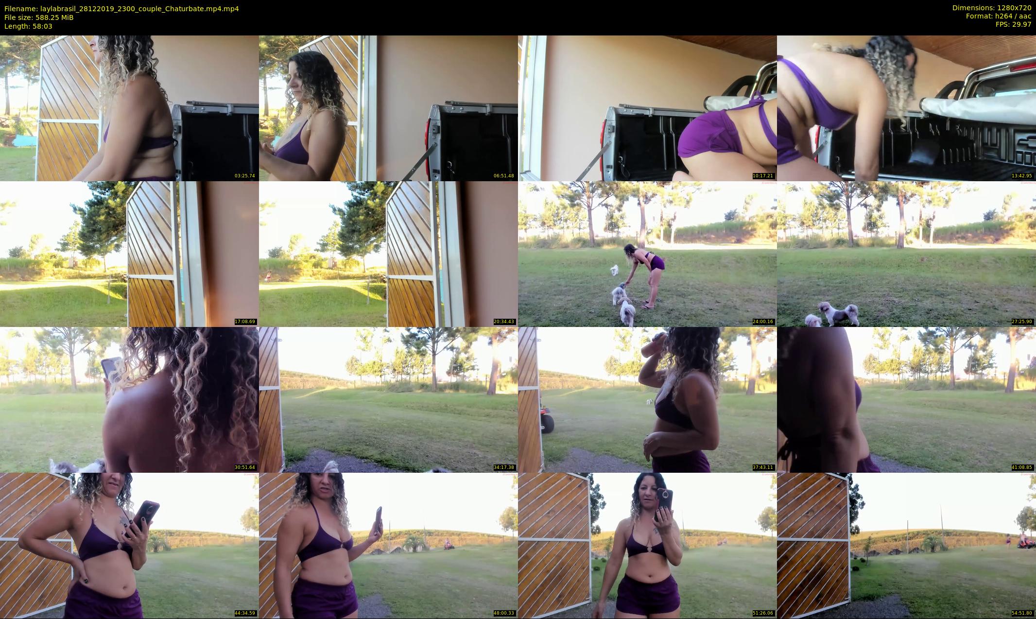laylabrasil — 59 minute Chaturbate female cam show recording, 720p, Dec 28, 2019