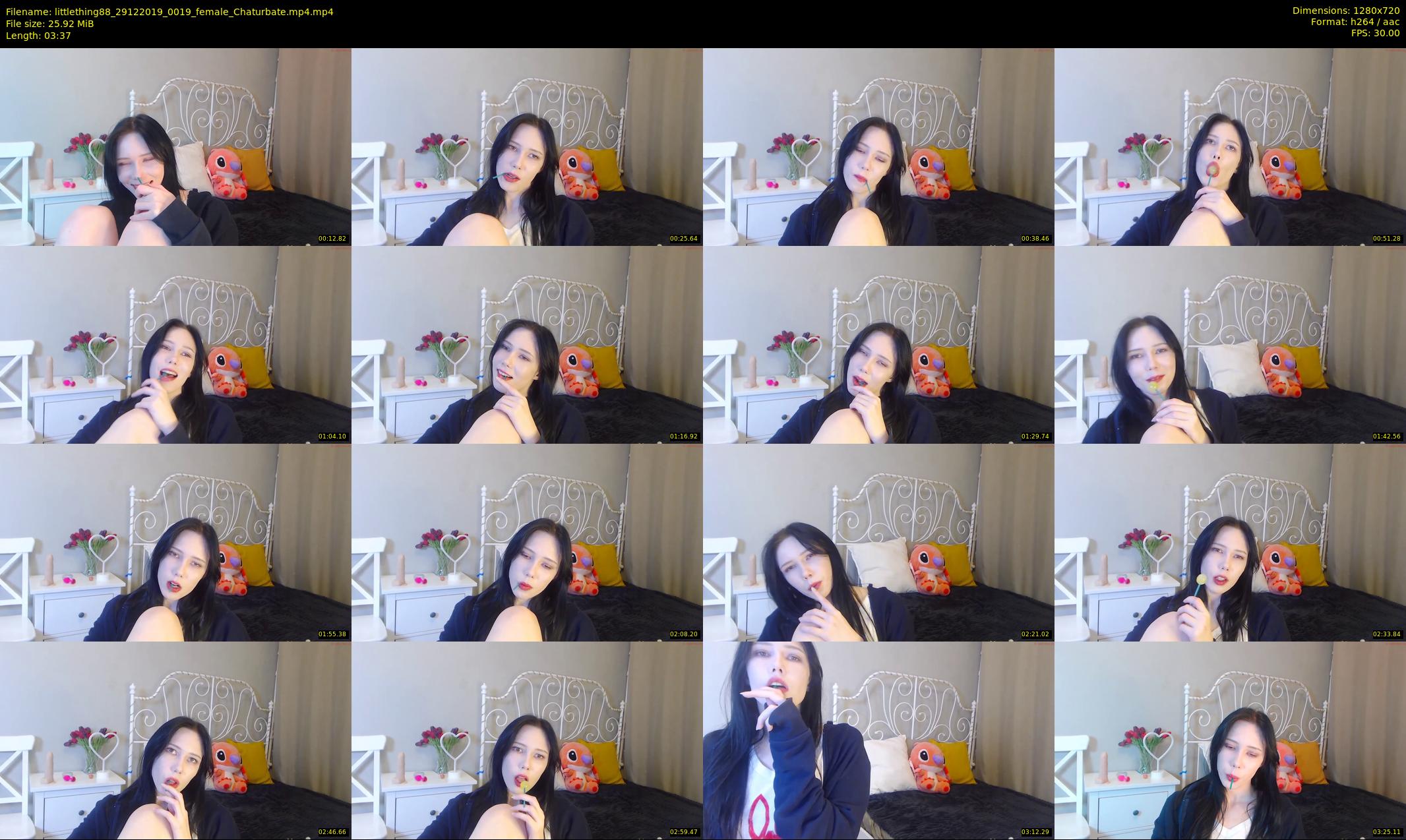 littlething88 — 4 minute Chaturbate female cam show recording, 720p, Dec 29, 2019