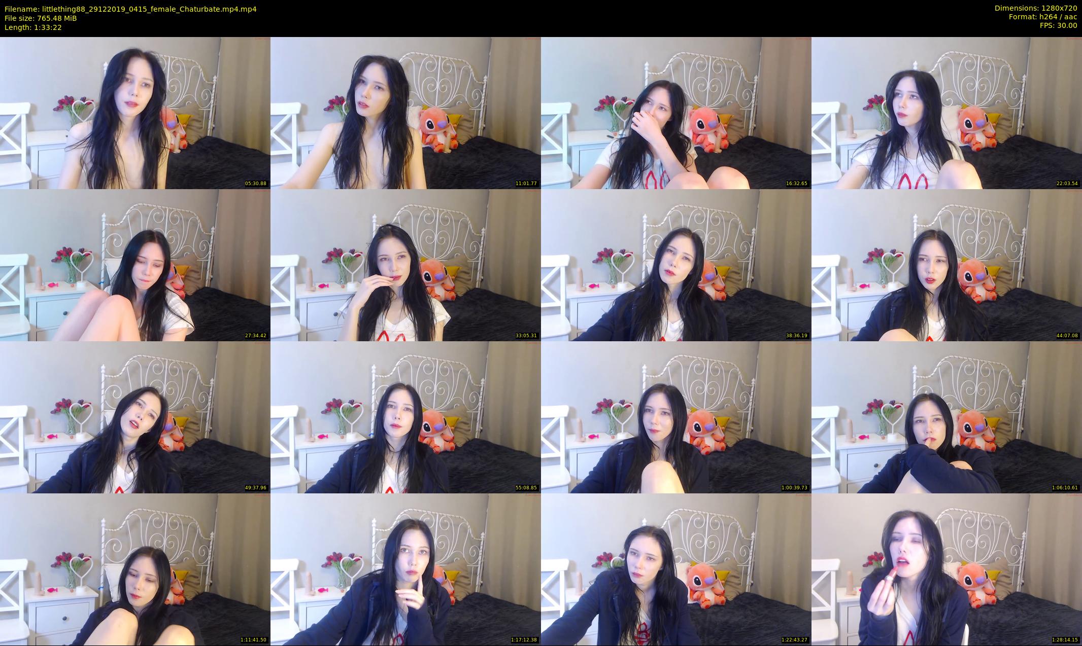 littlething88 — 94 minute Chaturbate female cam show recording, 720p, Dec 29, 2019
